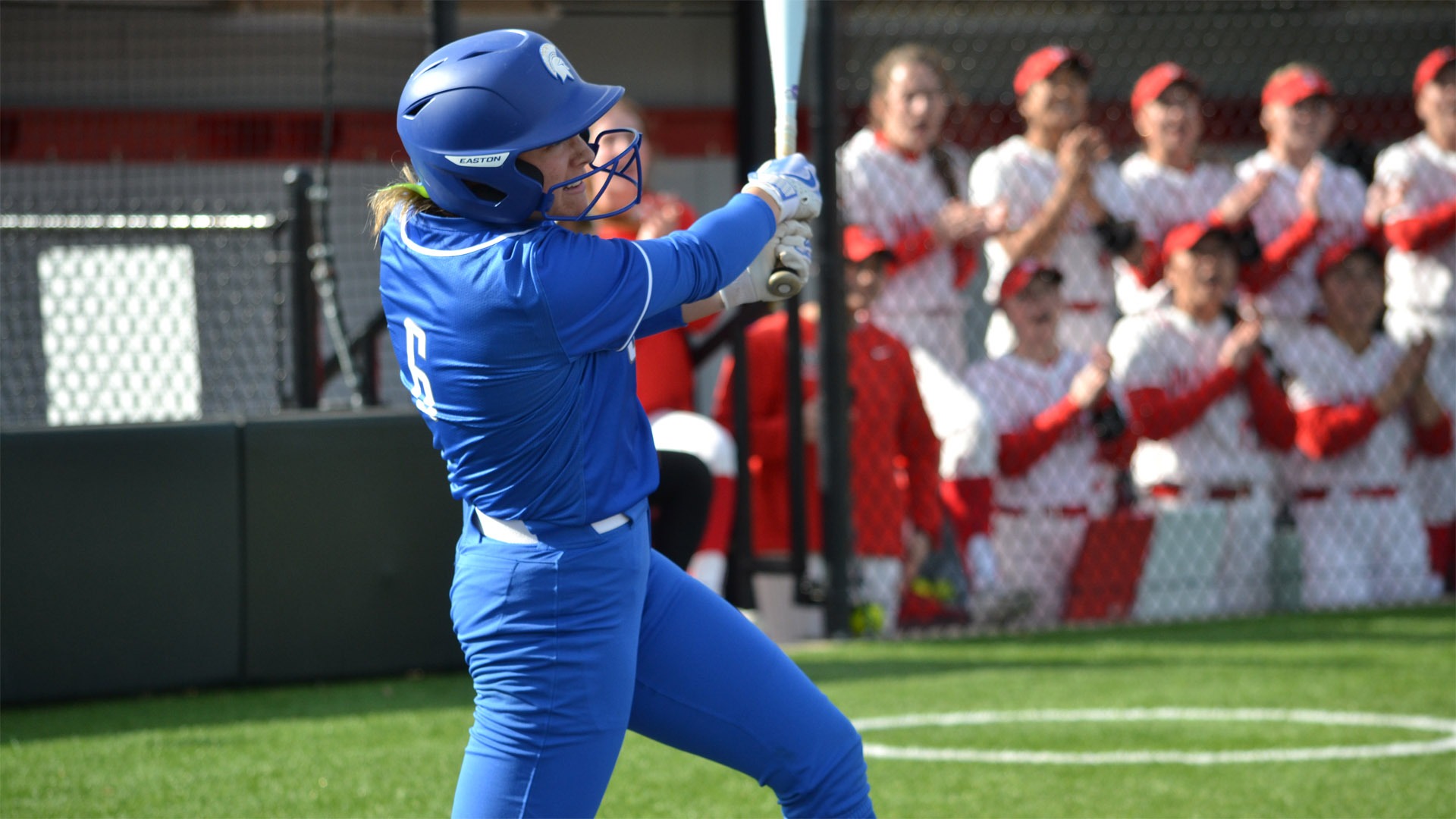 Elizabeth Berry at the plate in 2025