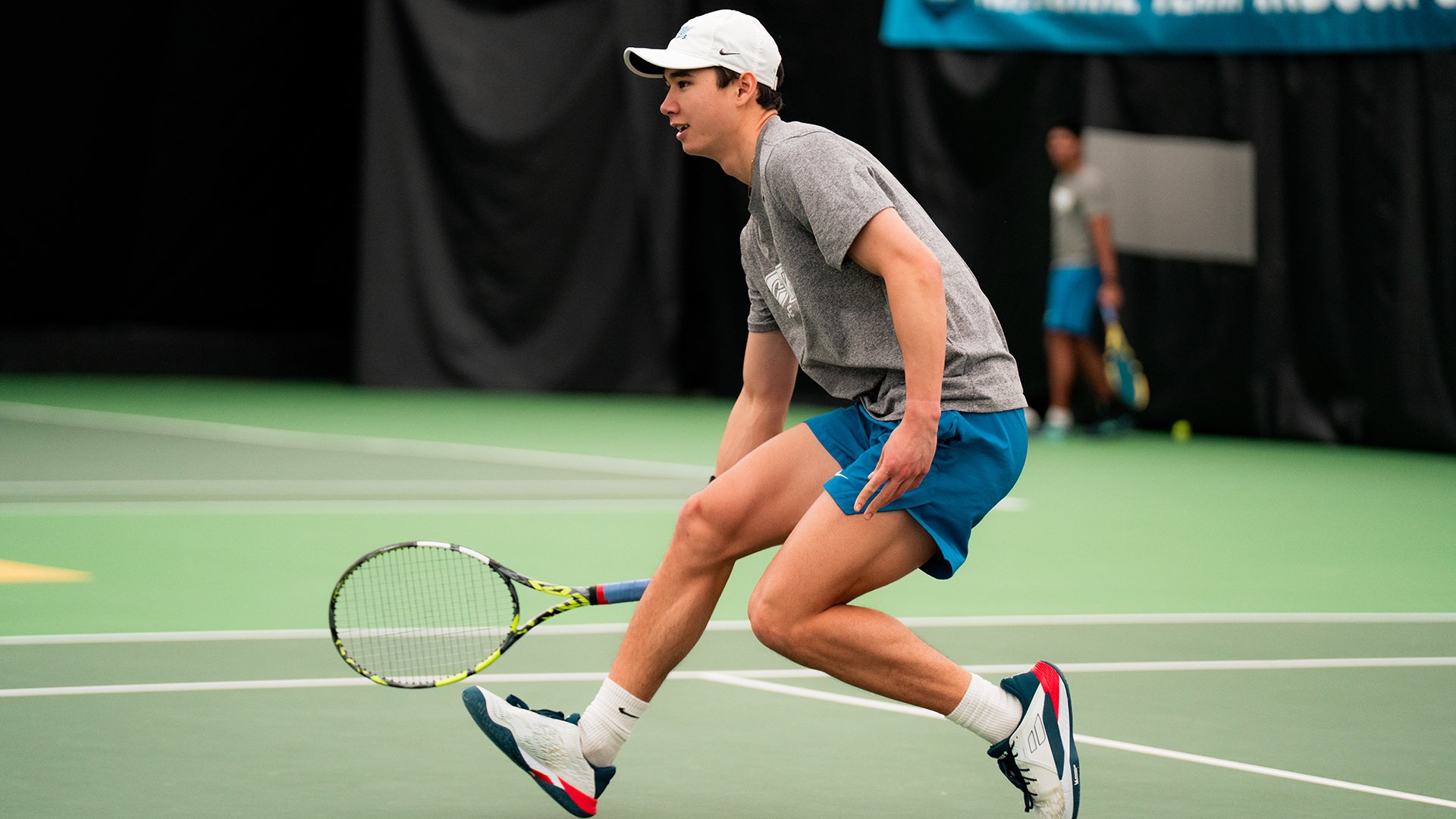 Jon Totorica playing at the ITA Indoor Nationals