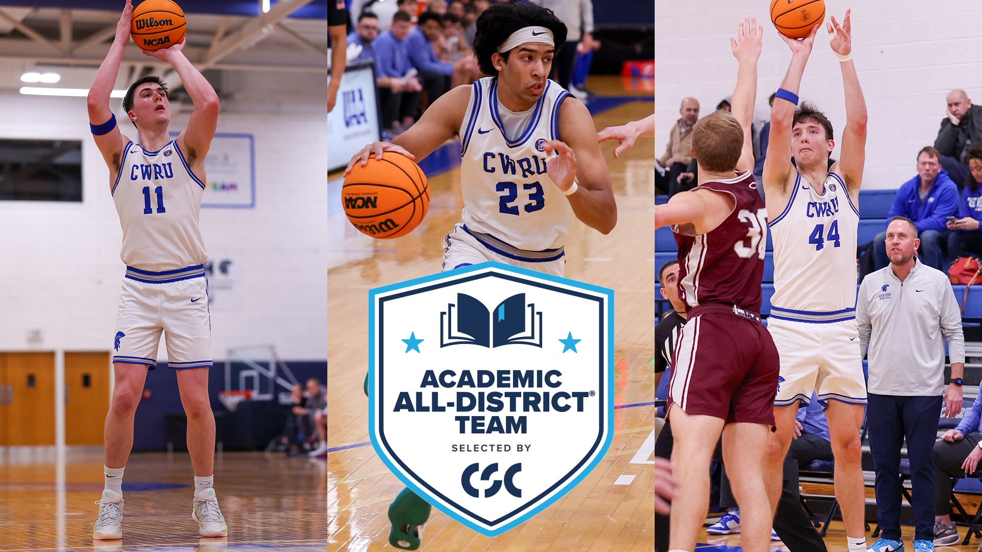 CWRU's Academic All-District men's basketball honorees from 2025-26