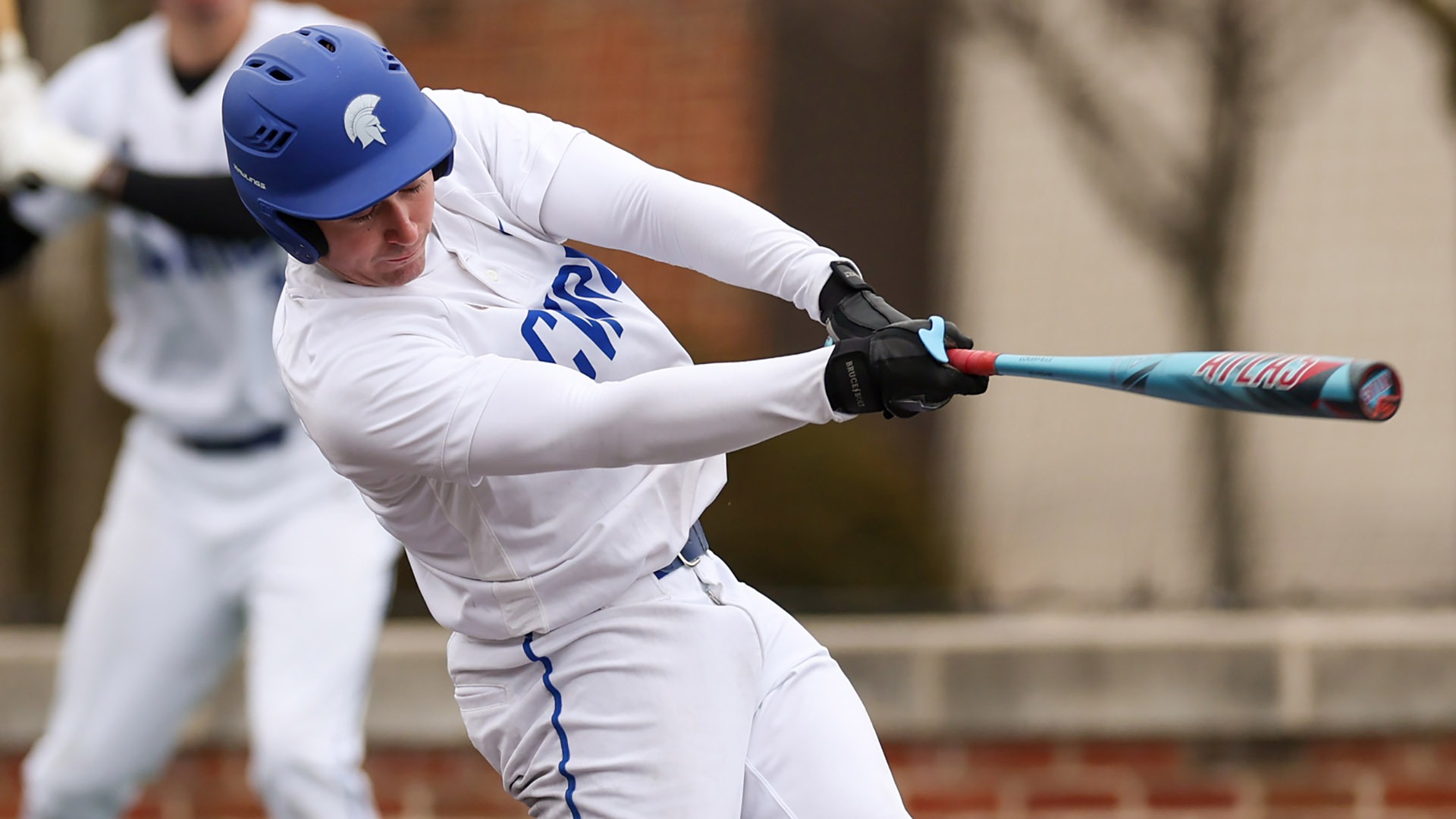James O'Connor swinging against Oswego State