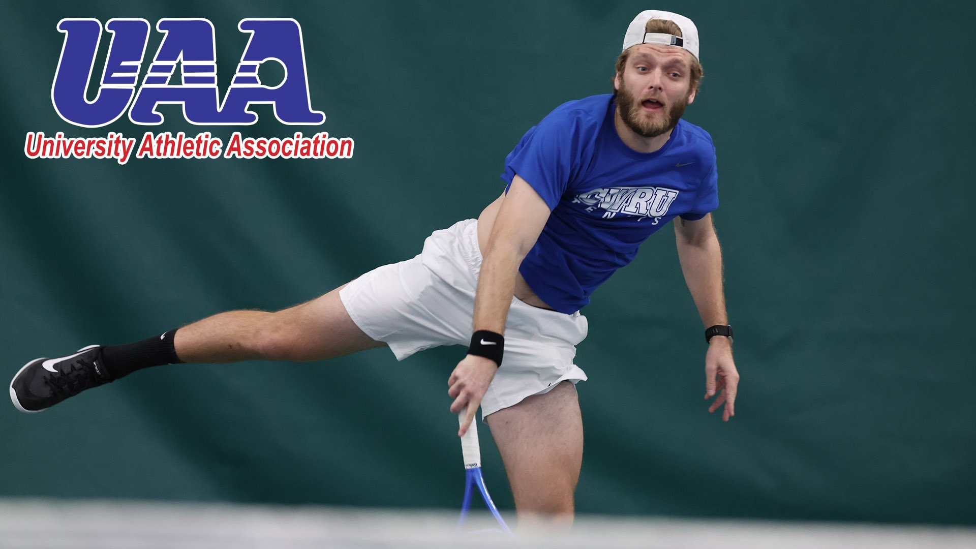Bryce Ware serving against Rochester