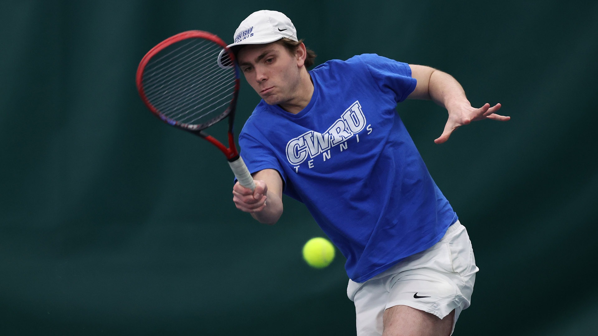 JT Bilski hitting the ball against Rochester