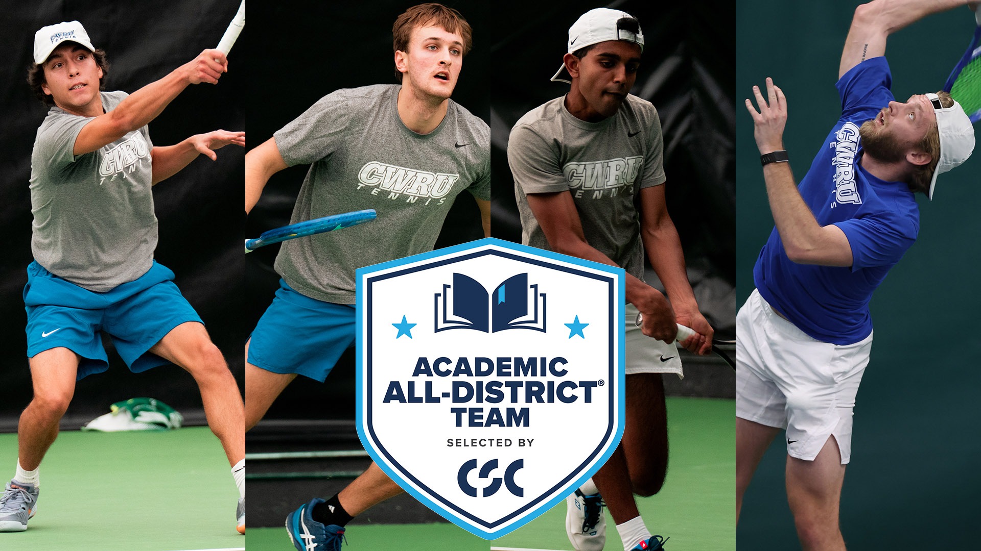 The 2026 CWRU CSC Academic All-District Men's Tennis honorees