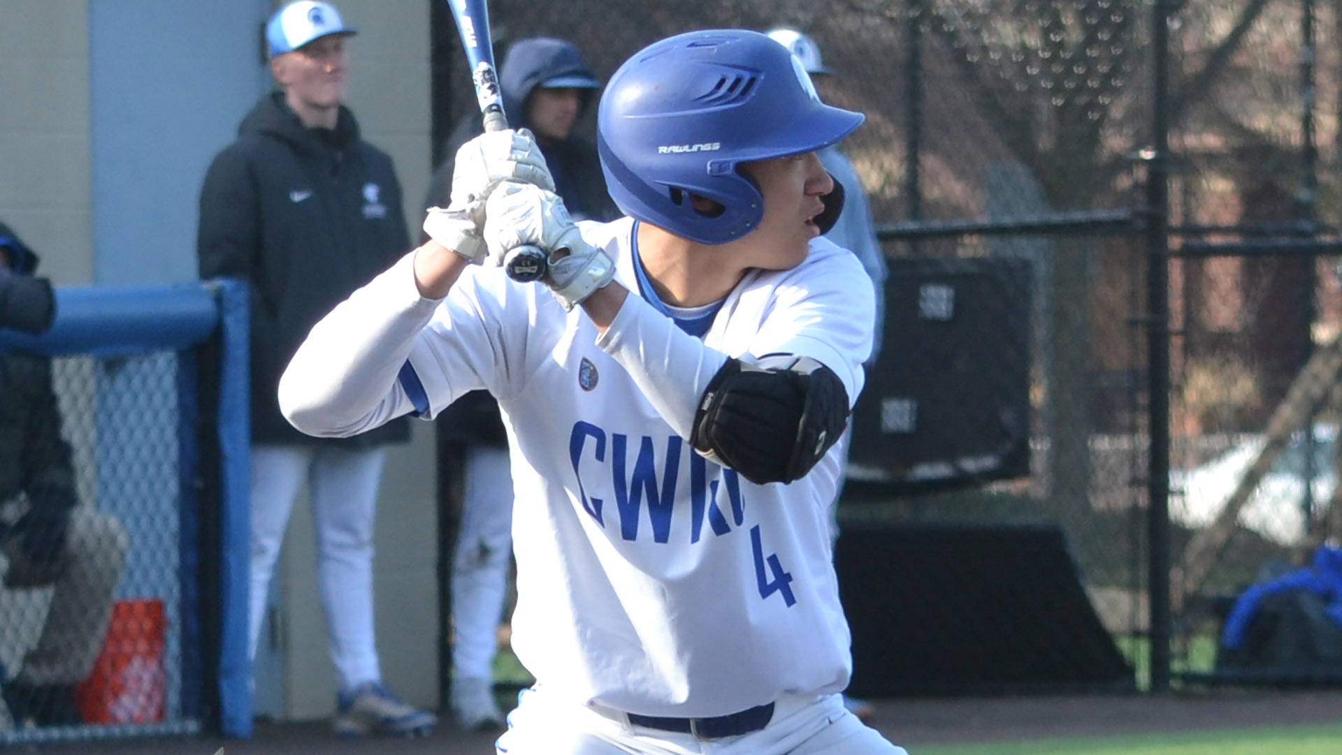 Nate Arterburn swinging against Oberlin