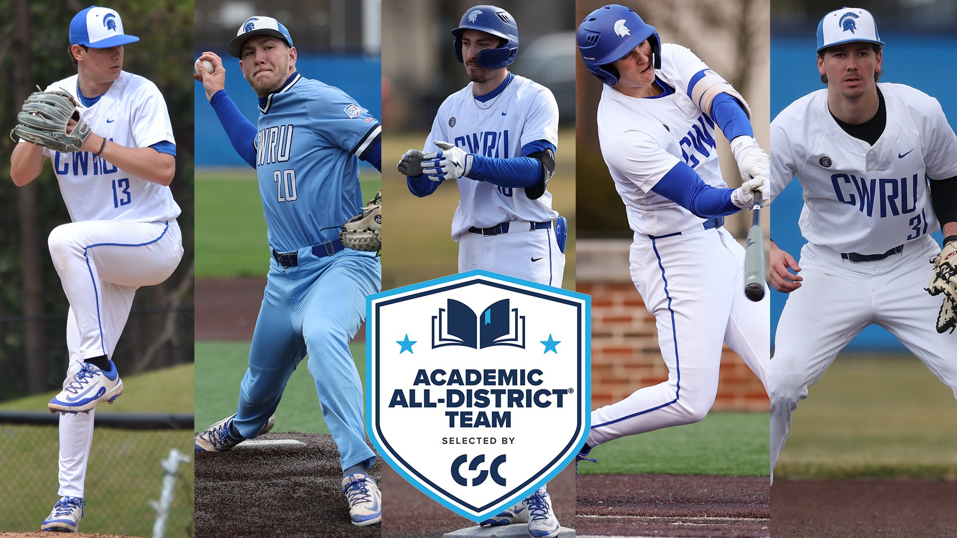 2026 CWRU baseball CSC Academic All-District honorees