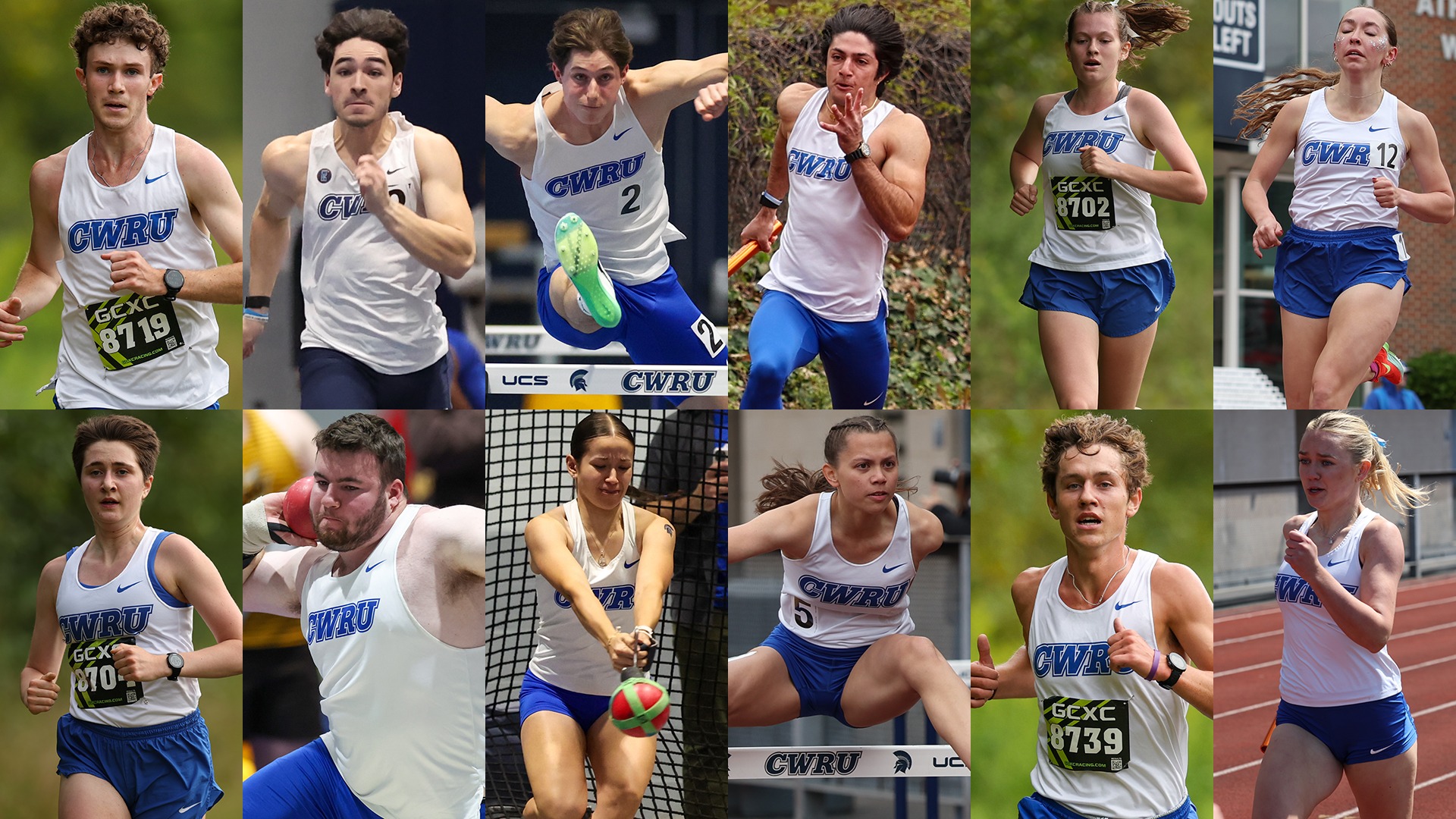 The 12 2026 CWRU Track & Field/ Cross Country Academic All-District honorees 