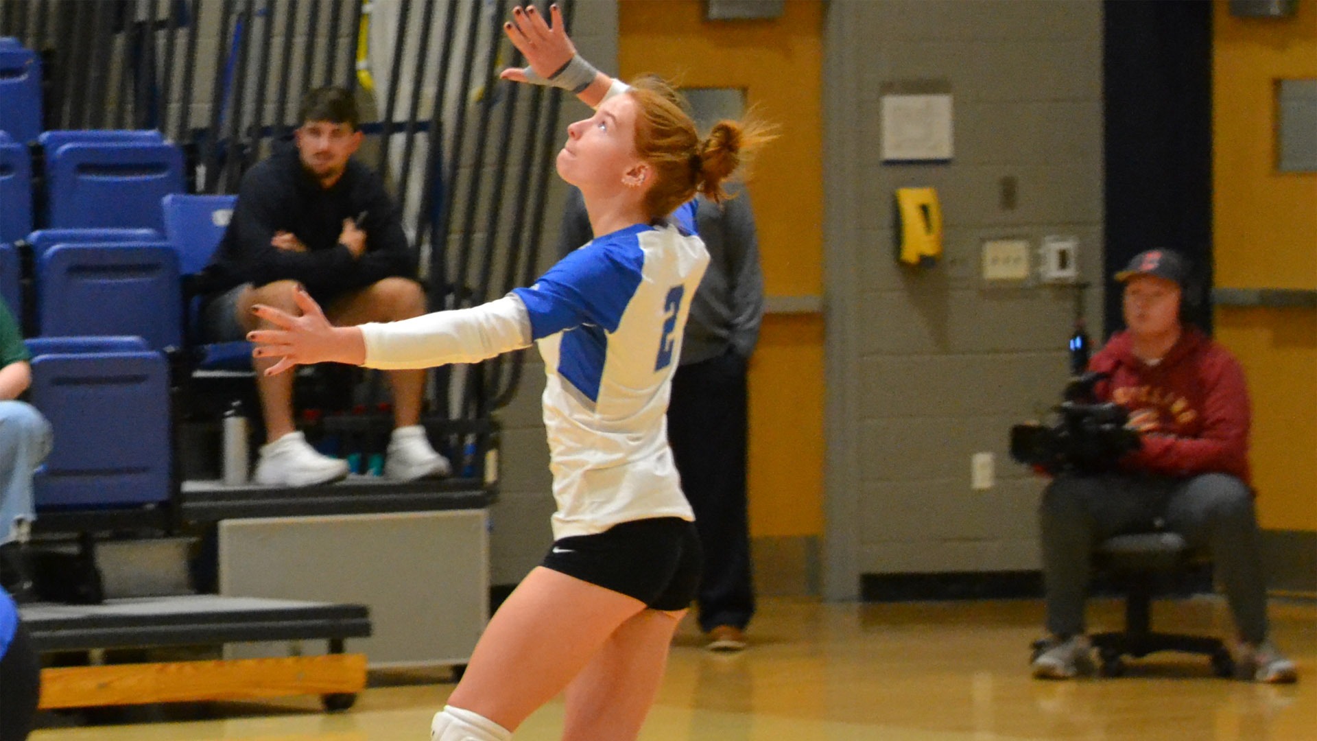 Sophia Datto about to serve against JCU in 2025