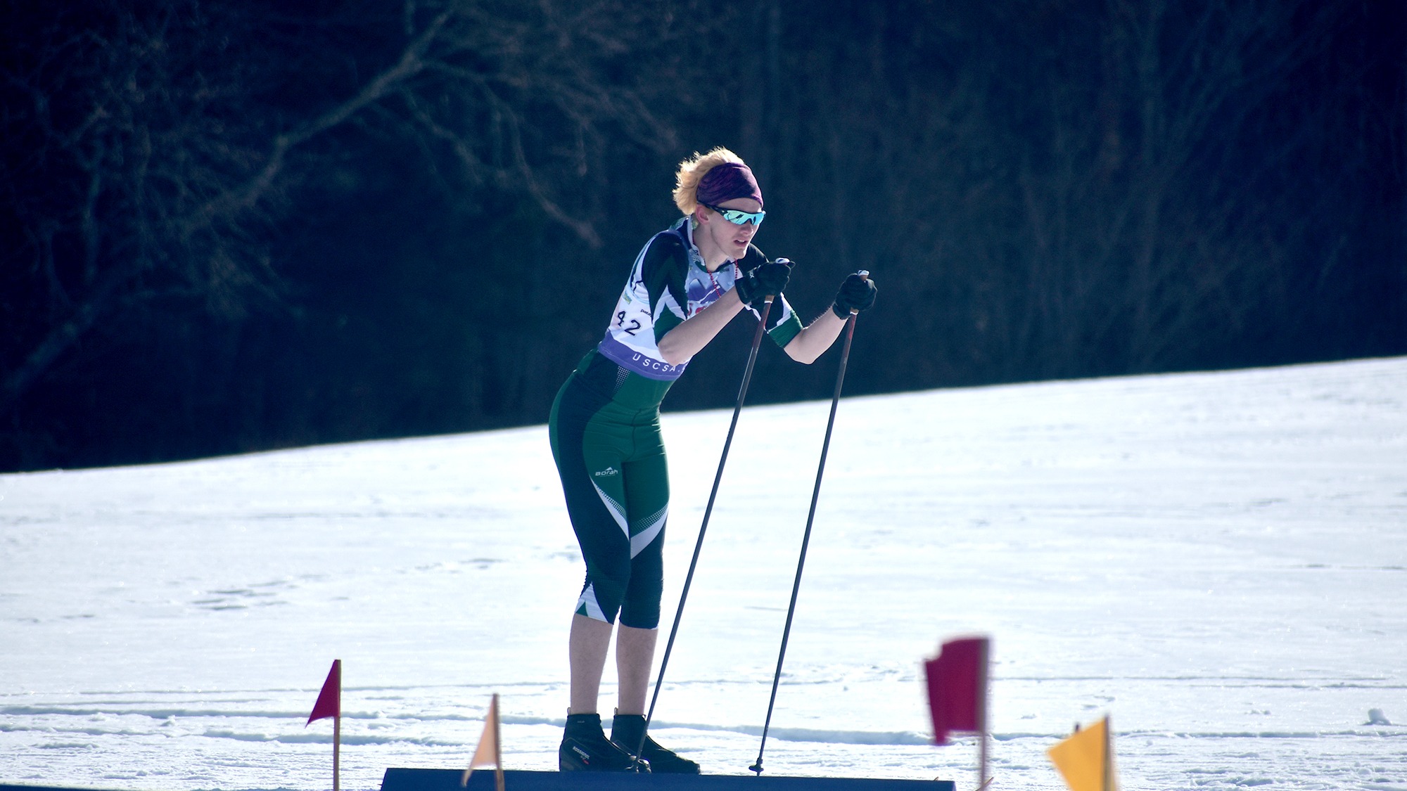 Shawn Allen racing at Rikert Nordic Center