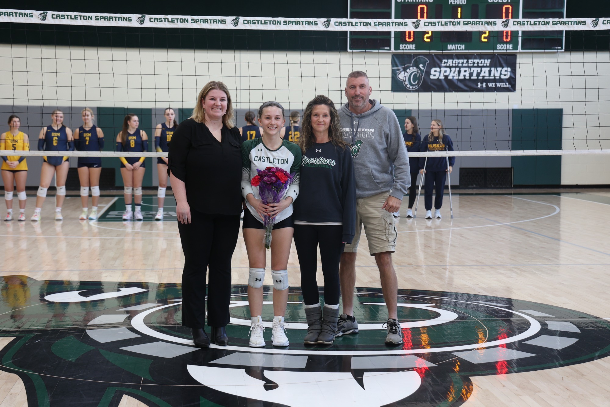 Lily Prevost on Senior Day