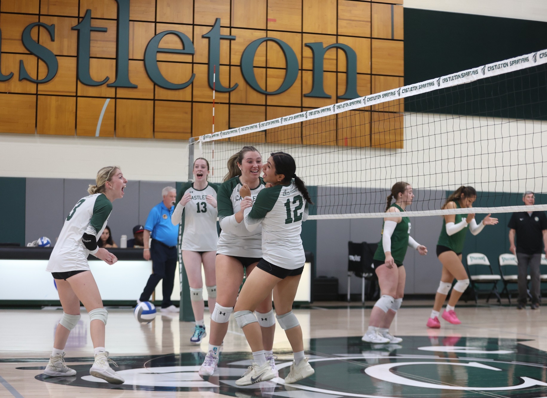 Volleyball Team Celebration