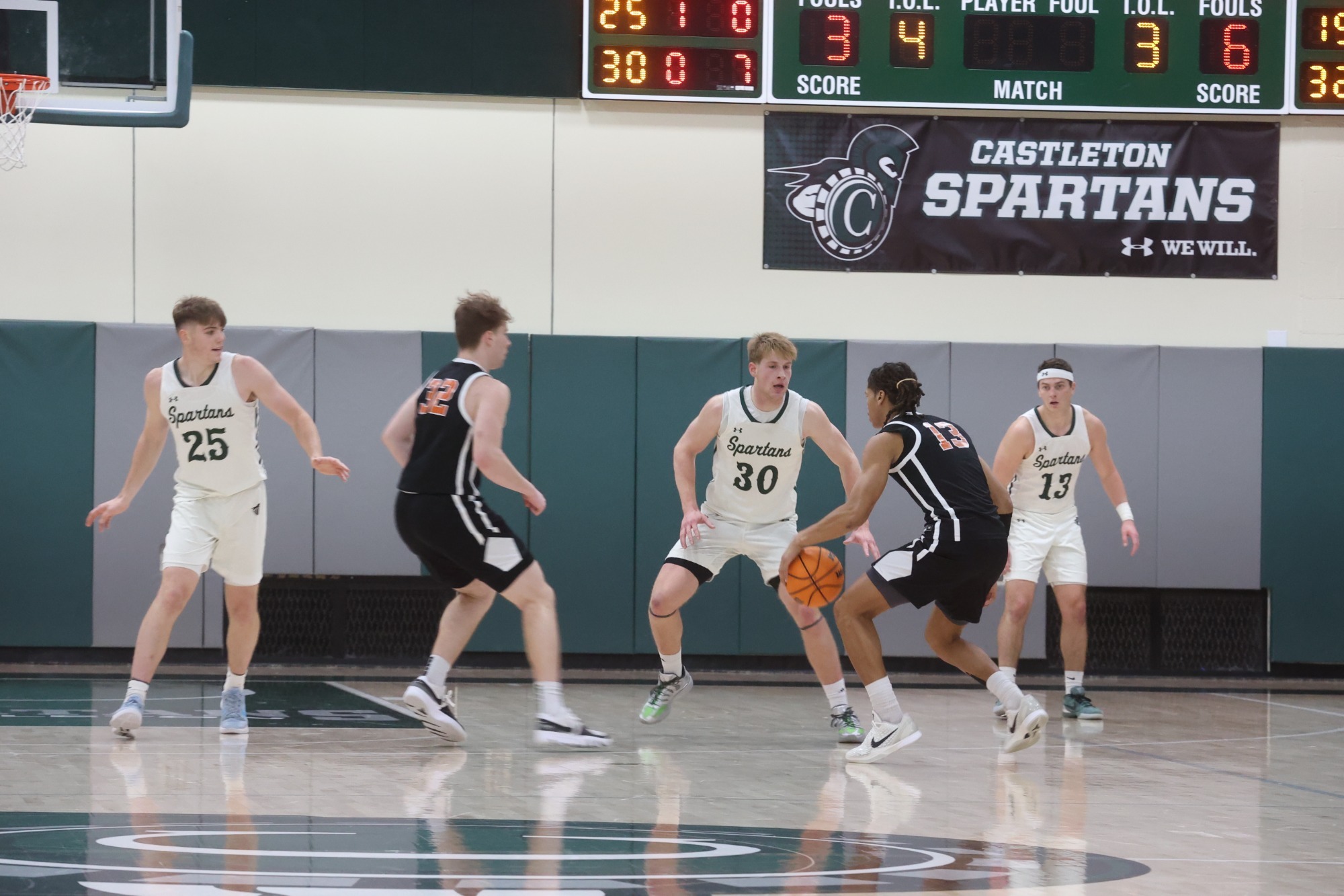 Will Radcliff defending Cobleskill player. 