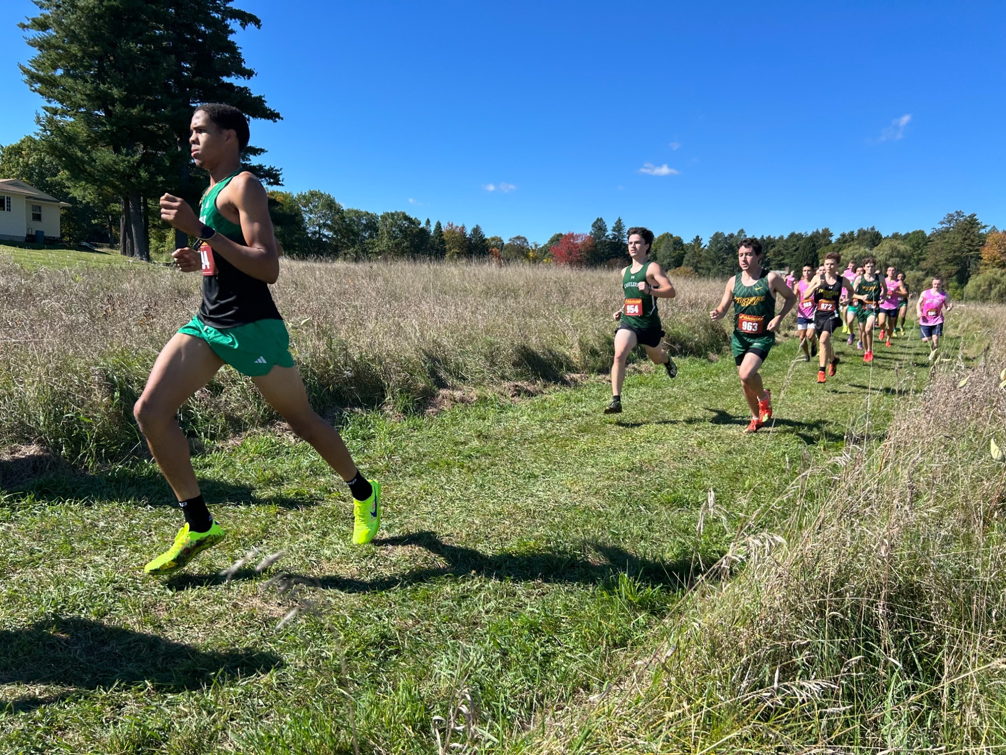 Cross Country Runners at Jim Jellison Invitational