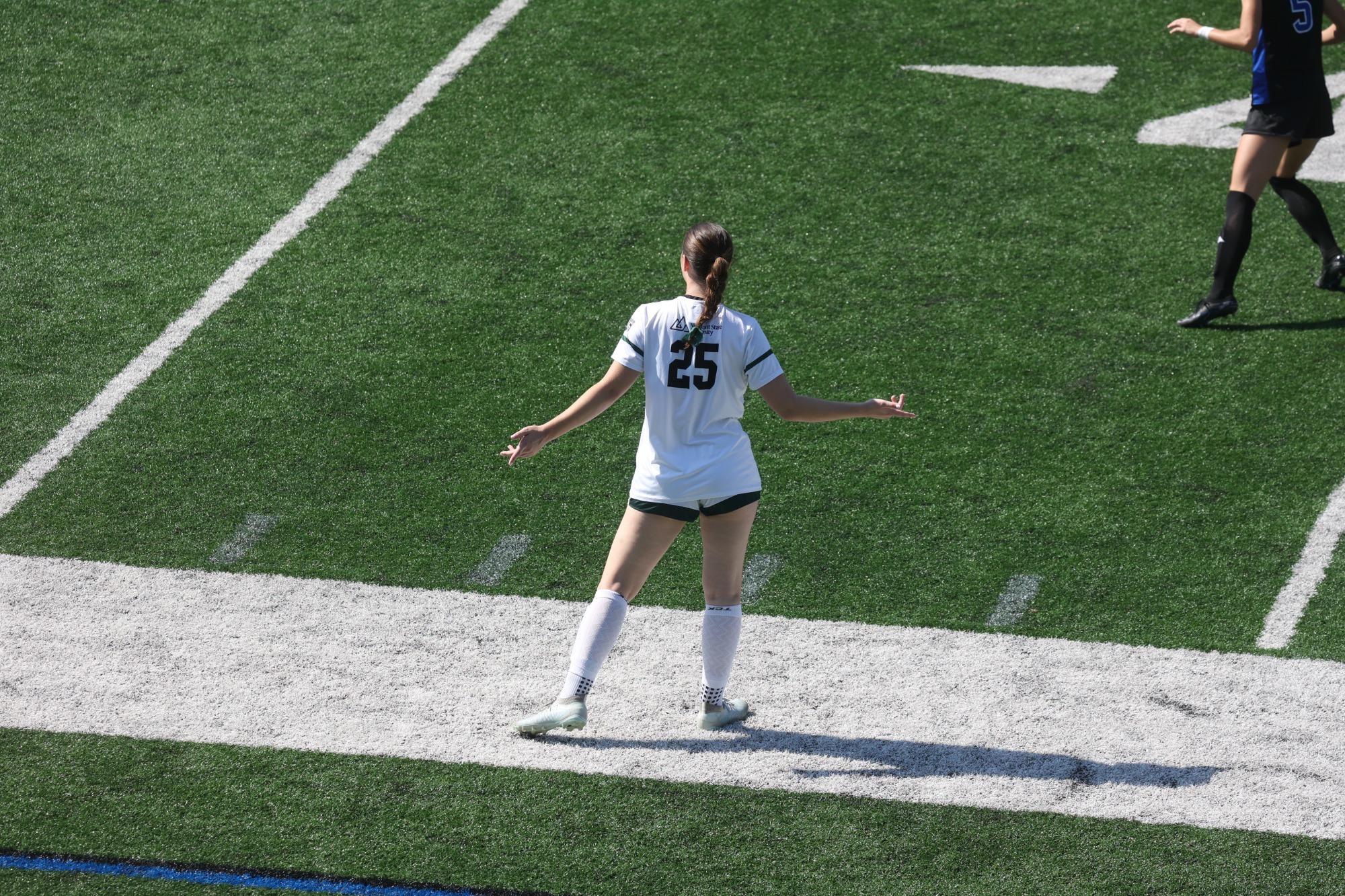 Allison Galante on the field