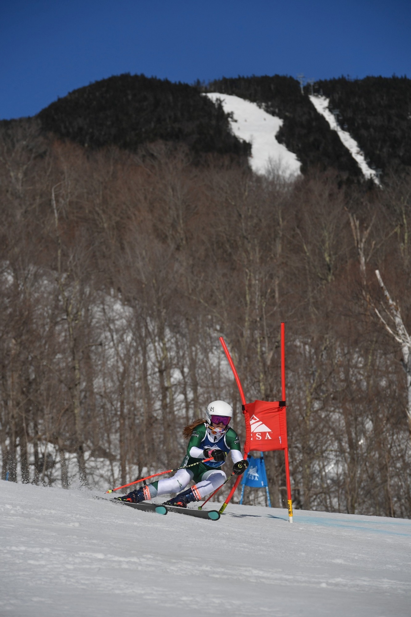 Eva Young skies at Nationals down Whiteface Mountain