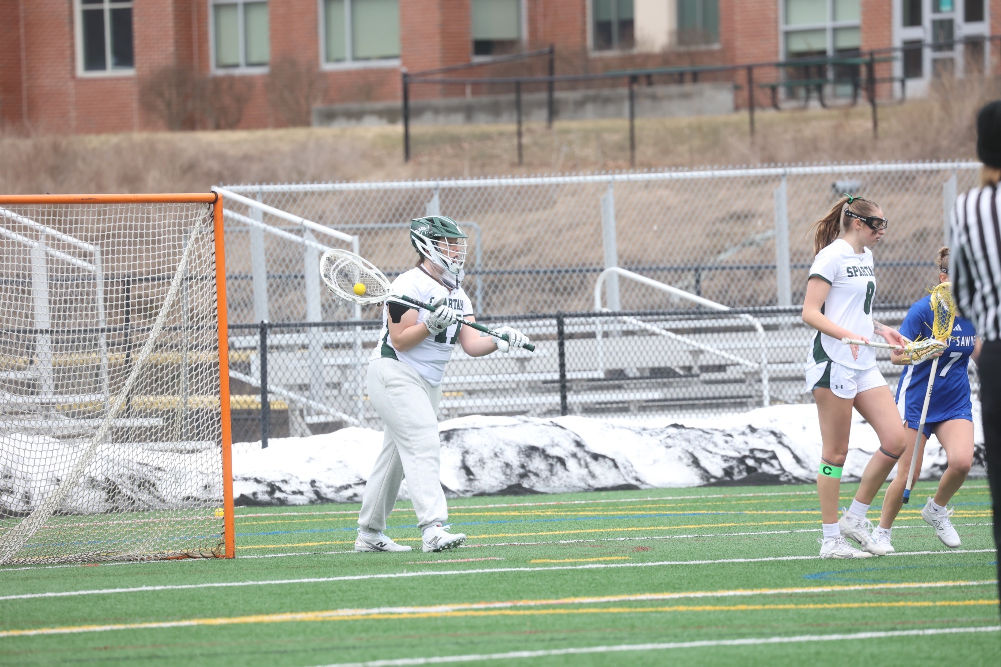 Samantha White makes save