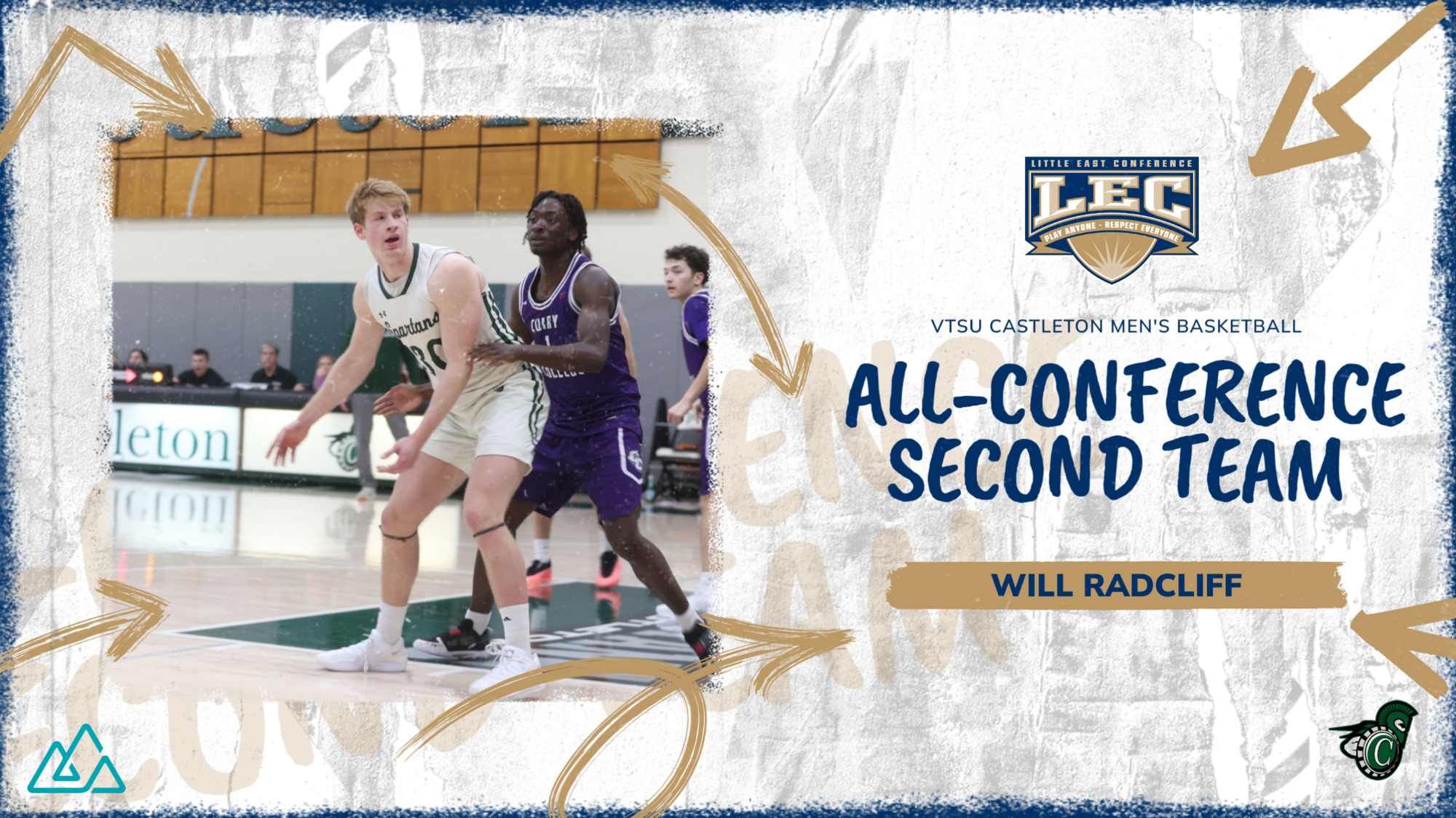 Will Radcliff named to All-LEC Conference Second Team