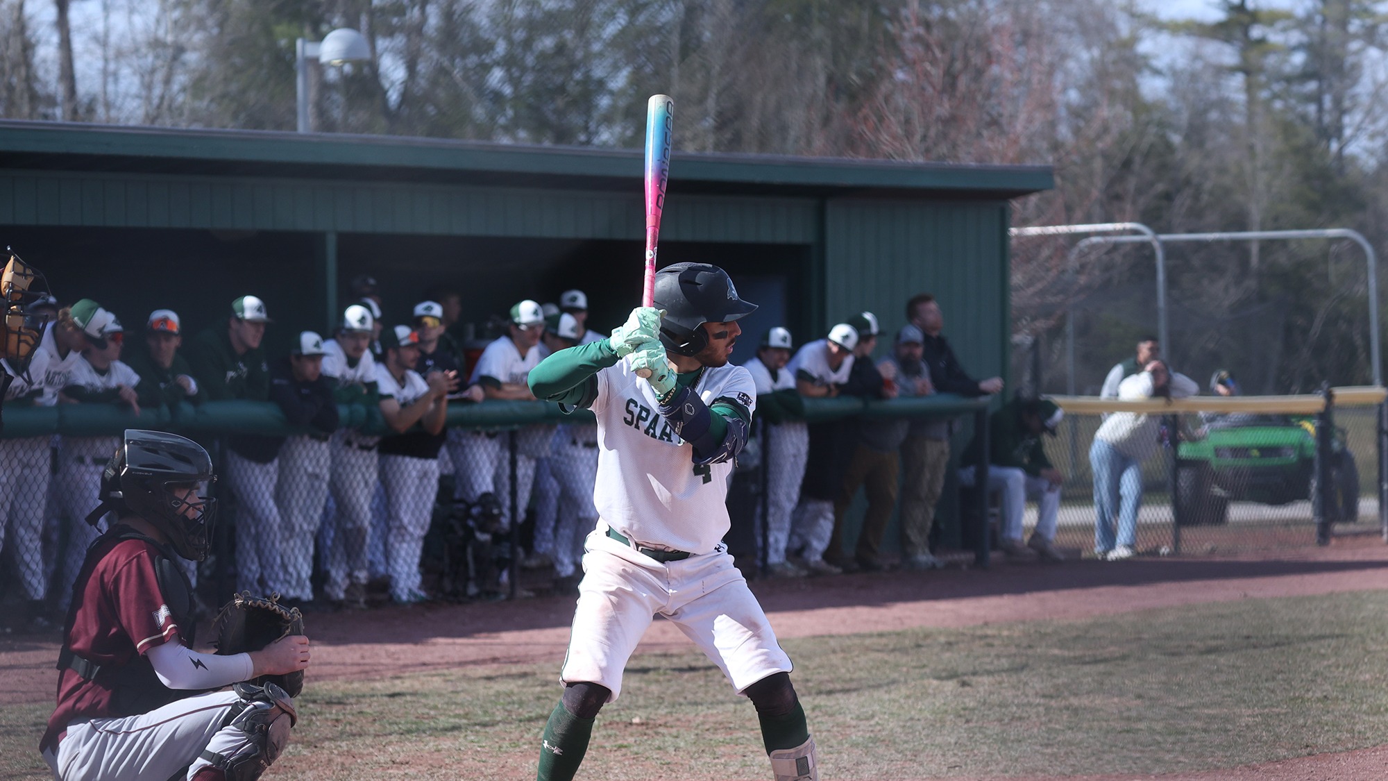 Sebastian Vazquez waiting for a pitch in the batters box