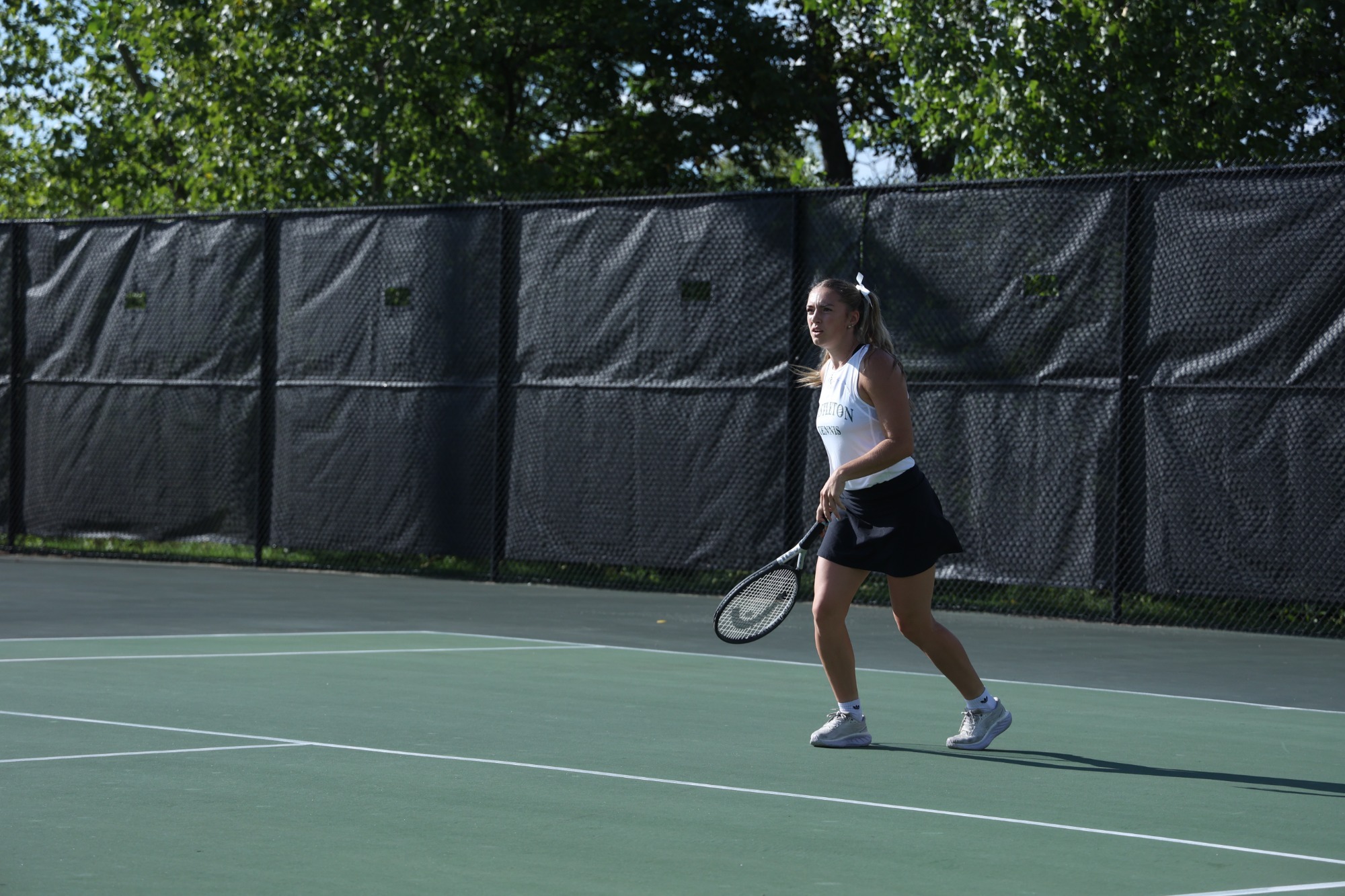 Maggie McKearin waiting to receive