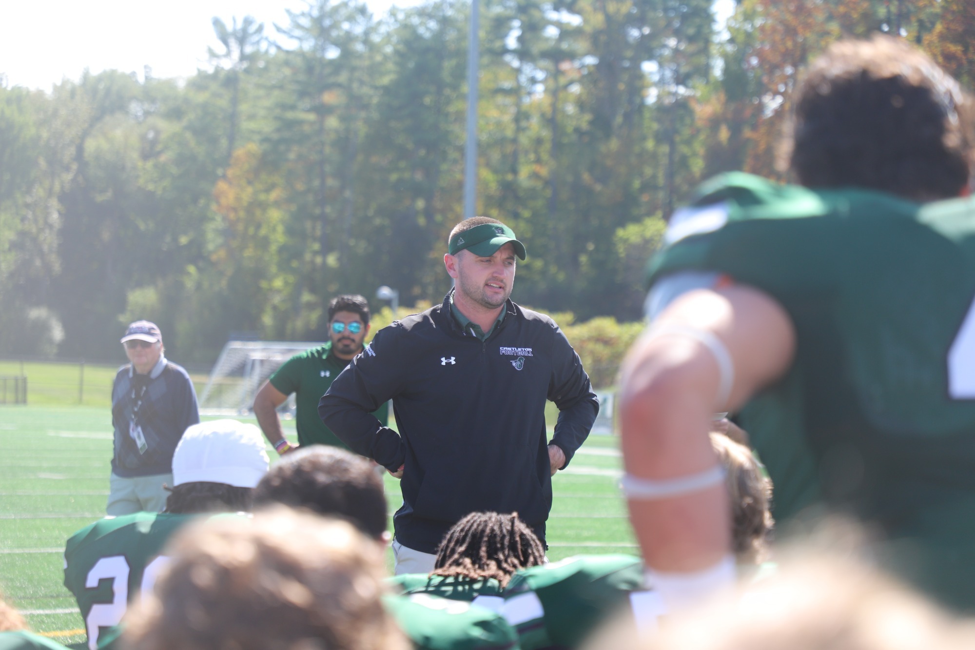 Higley addressed team