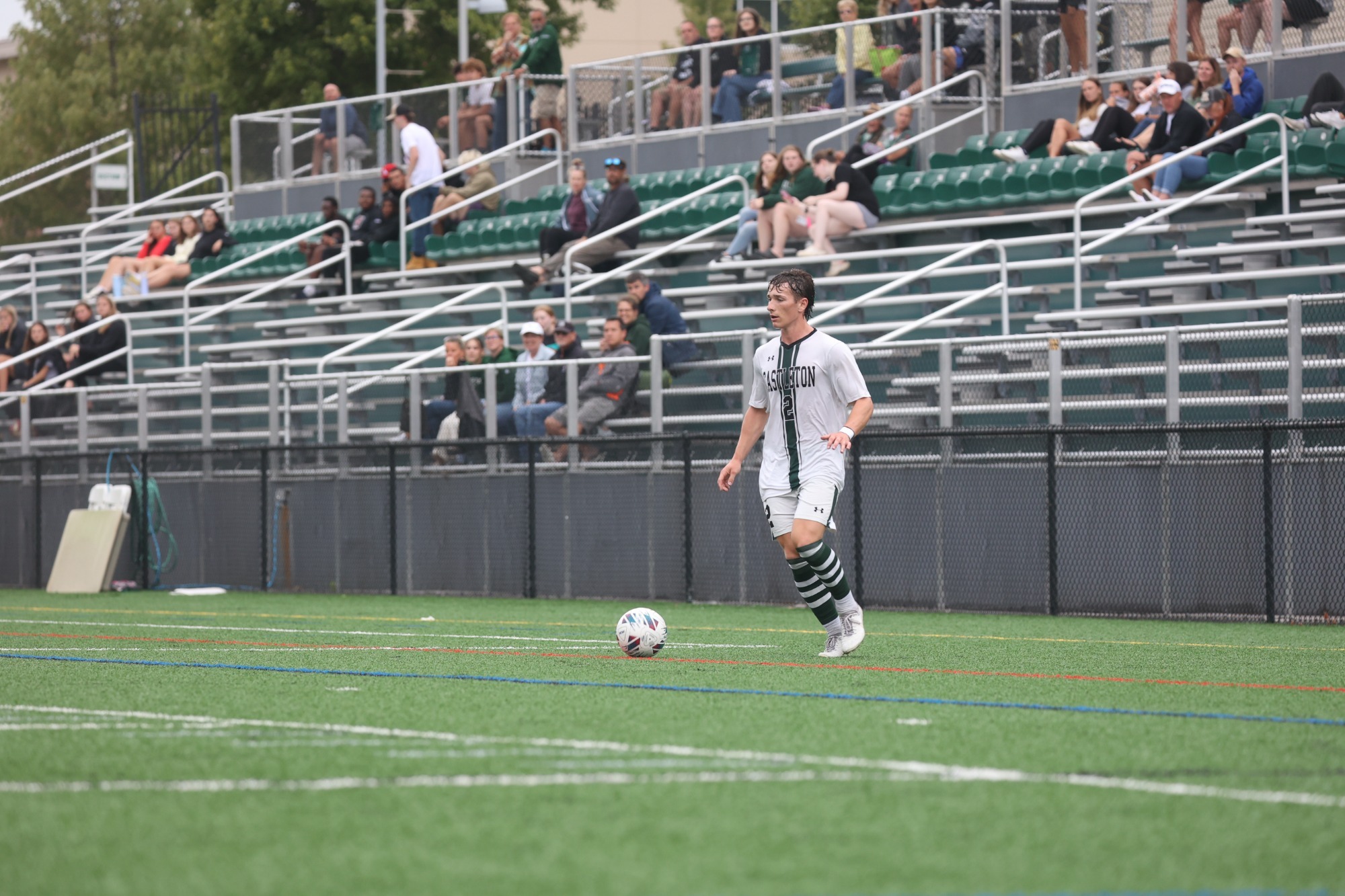 Joey Beggs handling the ball