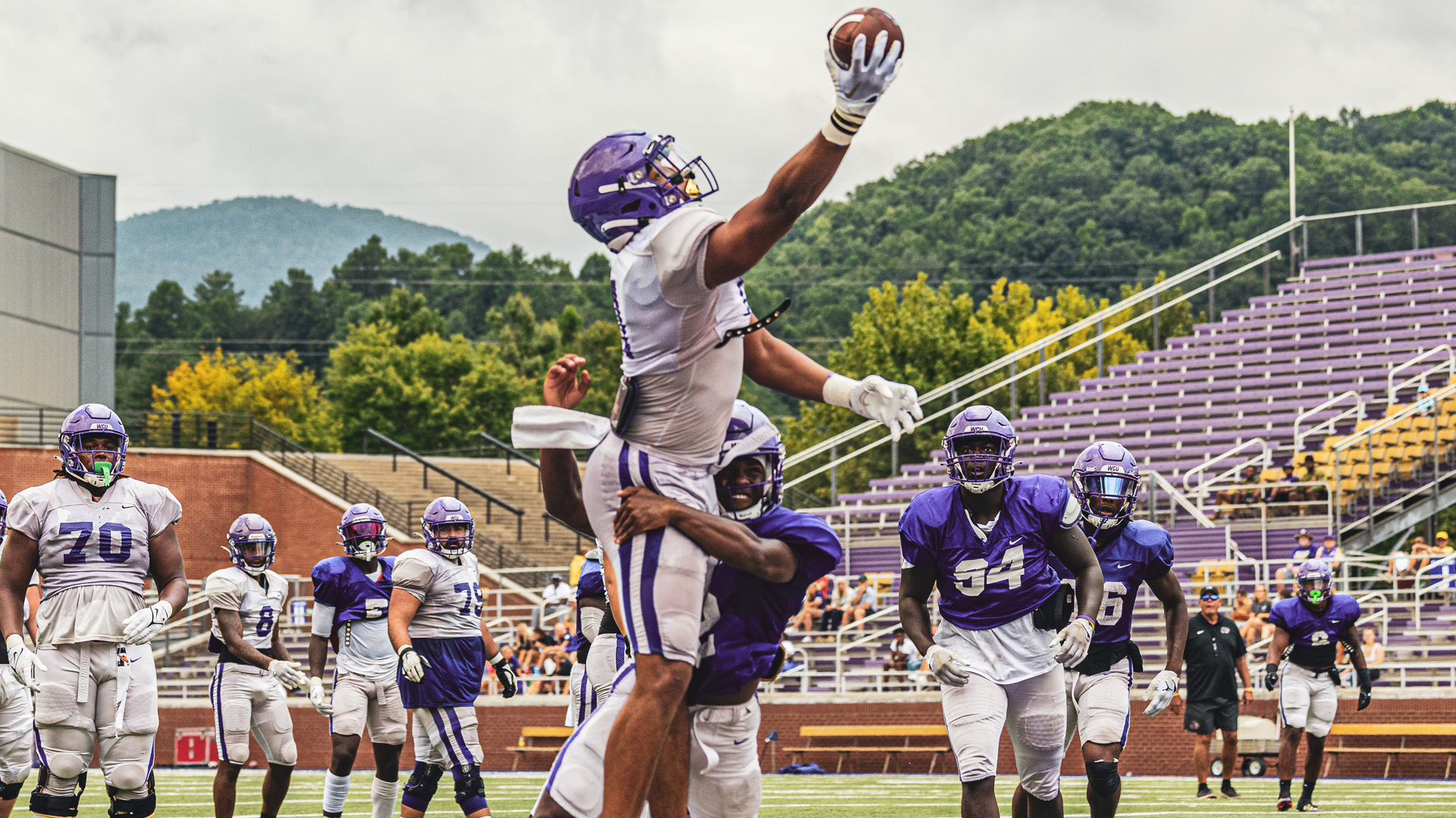 Youth, Balance Highlight Second Scrimmage for Catamount Football