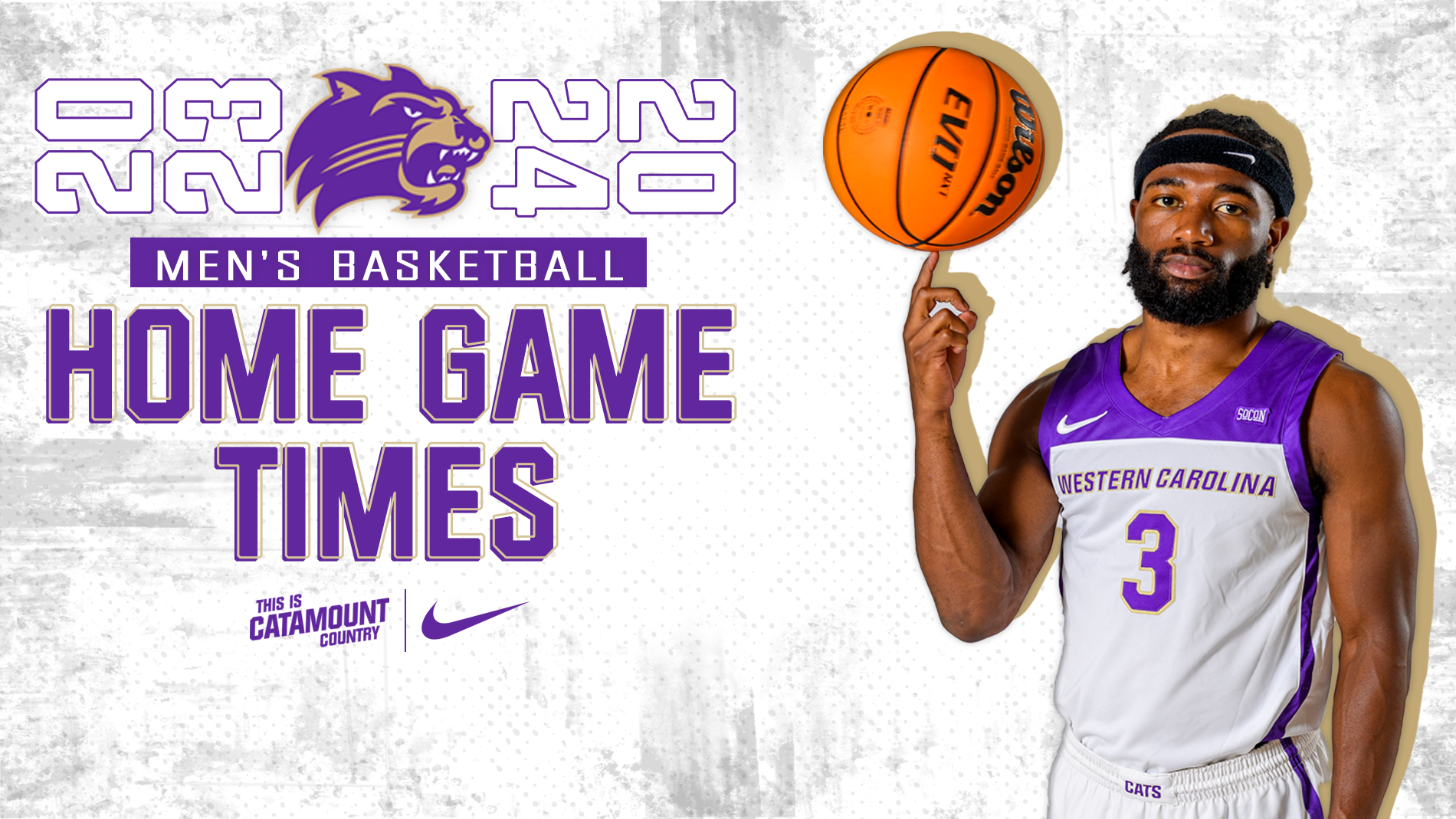 Catamount Men’s Basketball Home Game Times Announced Western Carolina