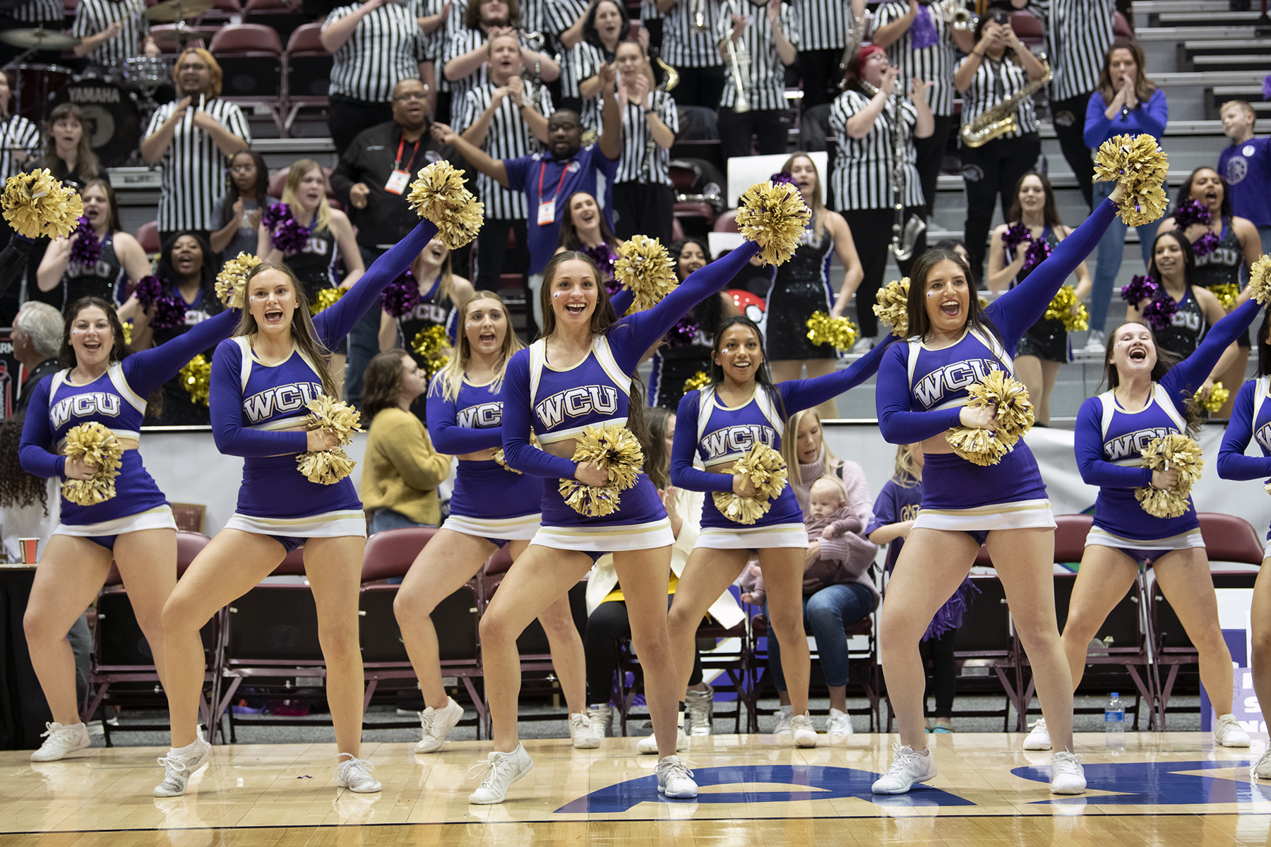 Catamount Cheerleading 2022-23 - SoCon Basketball Tournament
