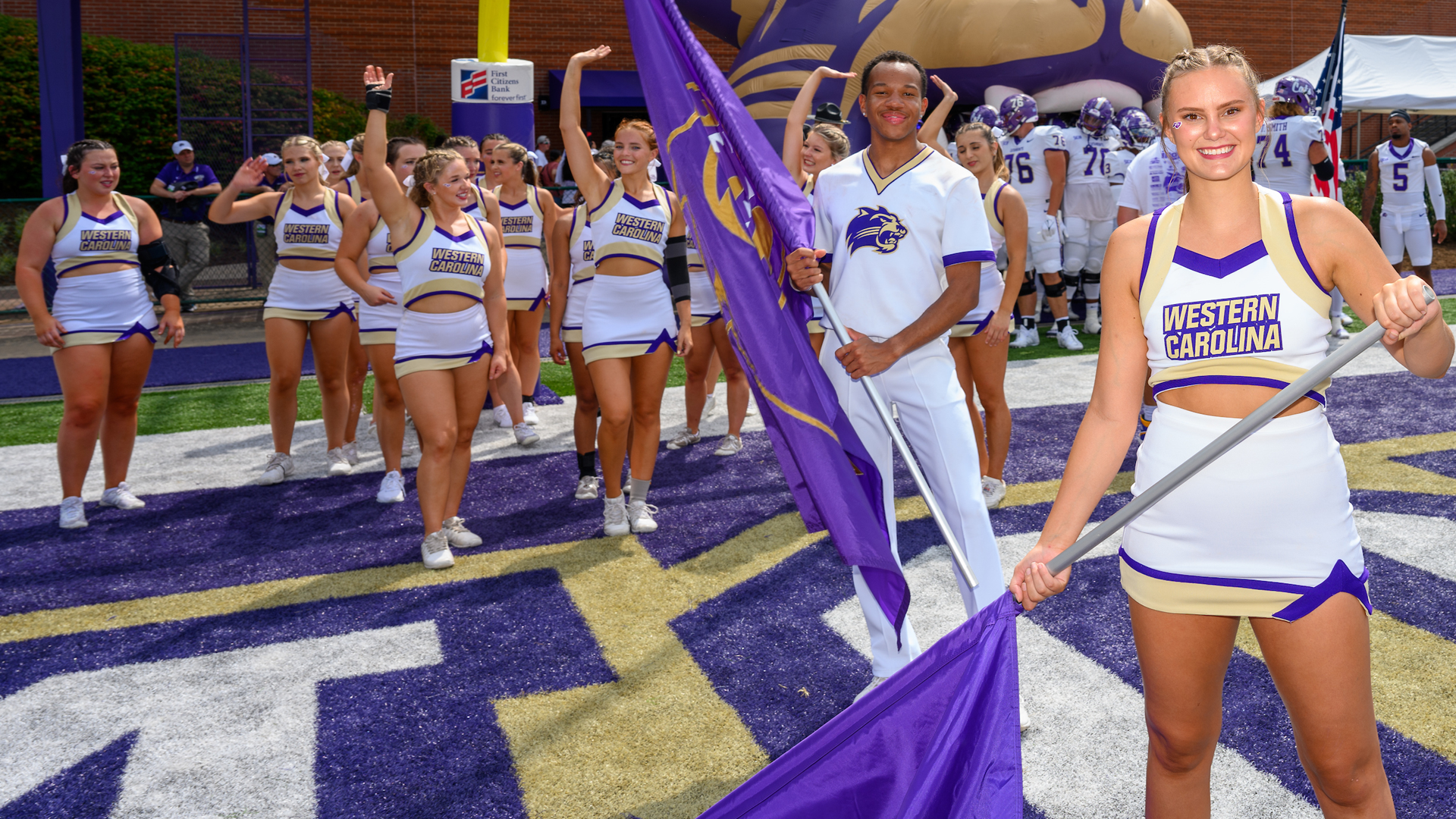 Cheerleaders - vs. Samford - Tryout - FRONT