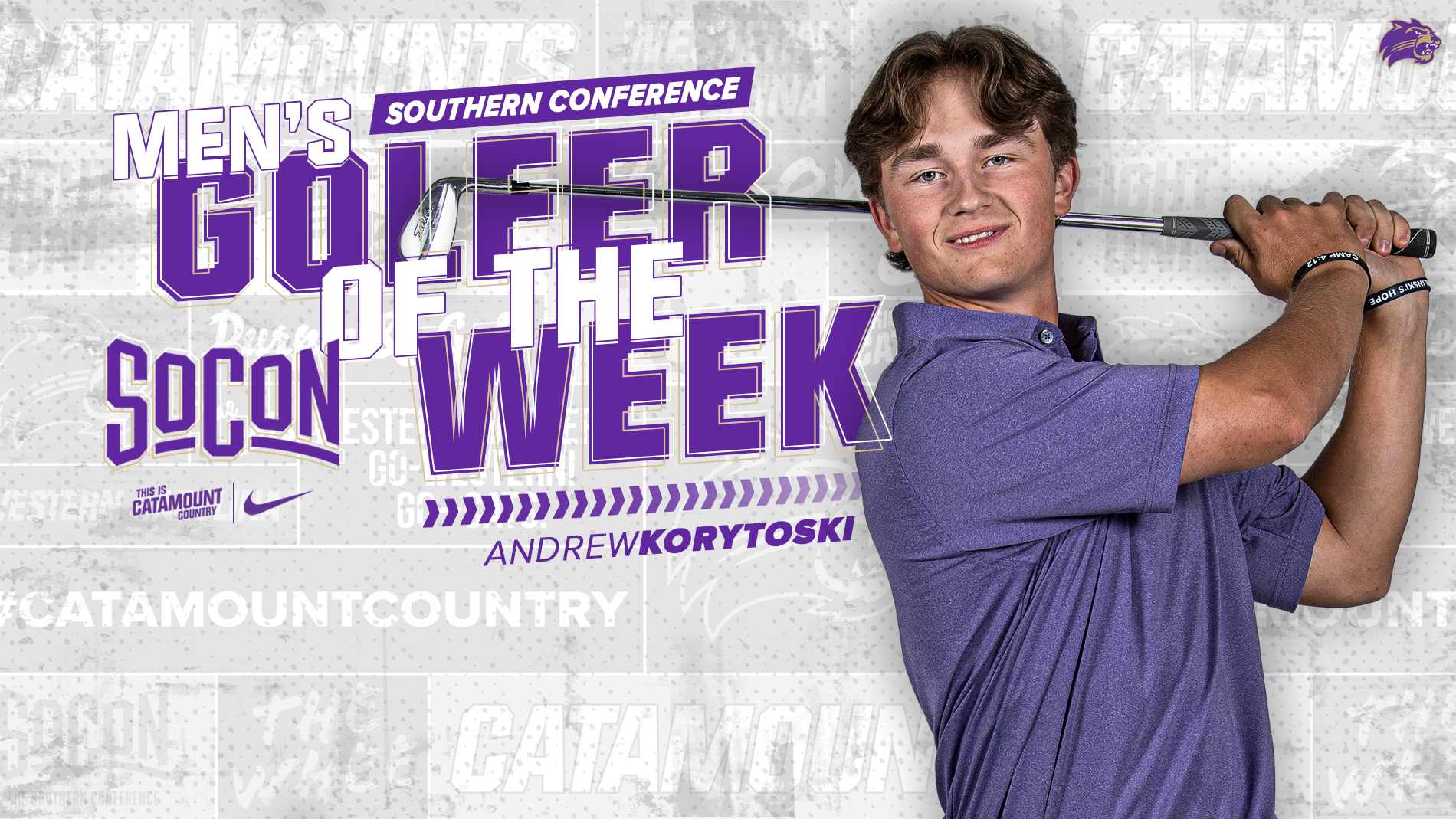 Andrew Korytoski - SoCon MGOLF of the Week - Oct. 1