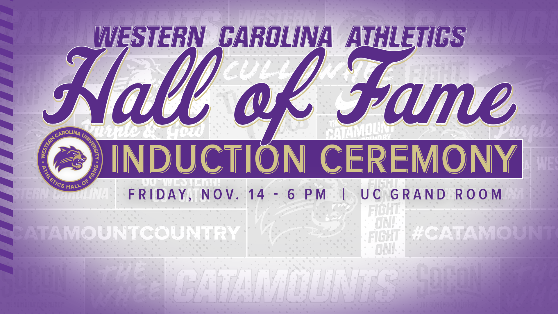 2025 - WCU Athletics Hall of Fame Induction - Reminder - FRONT