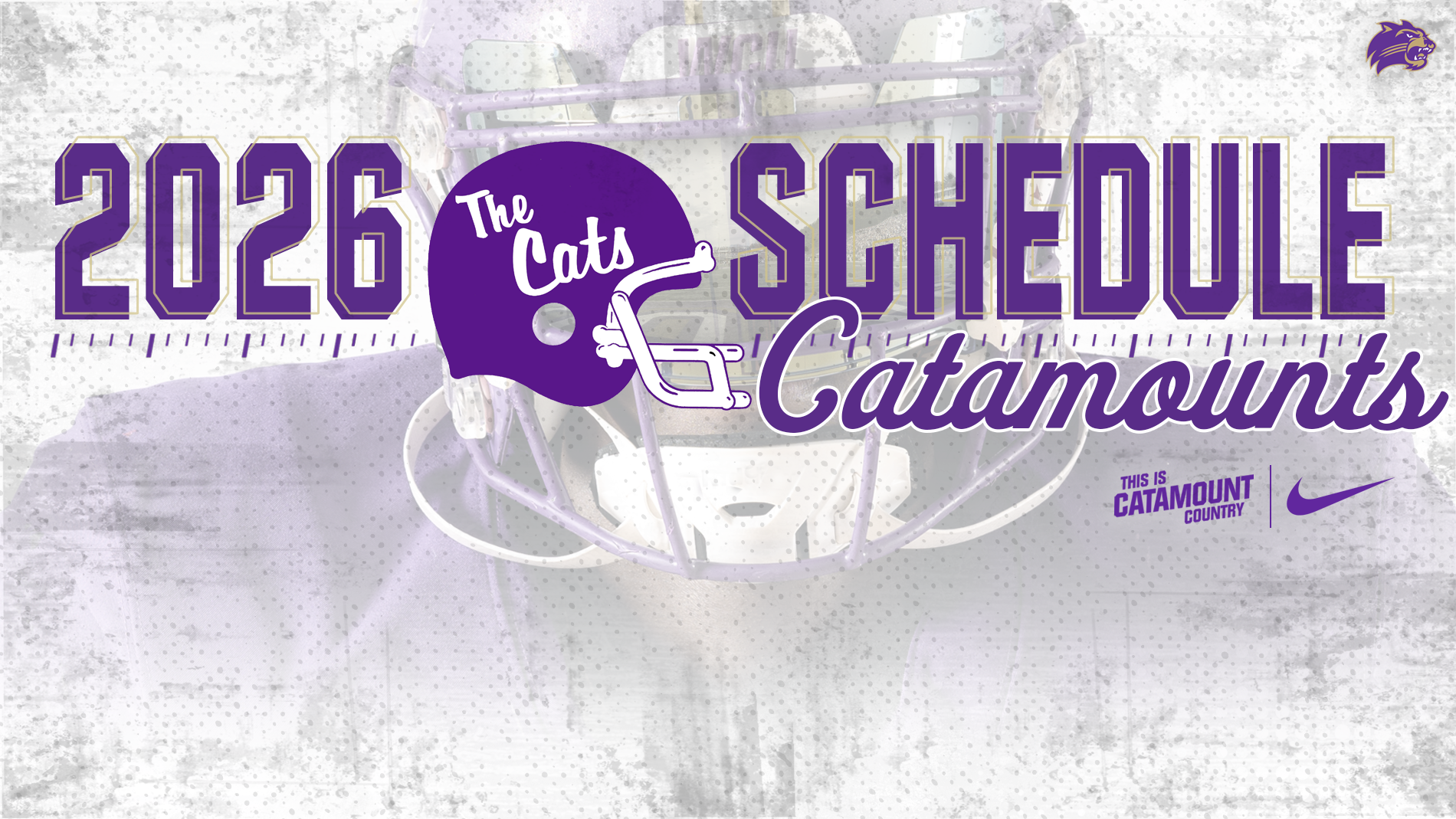 2026 - Catamount Football Schedule Release - FRONT UPDATED 