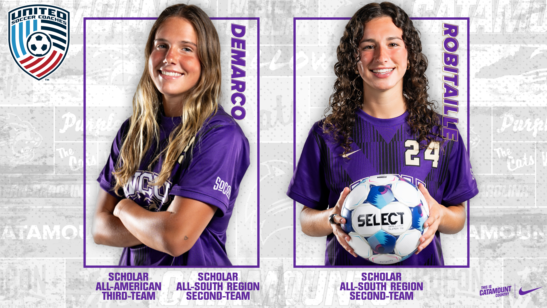 Isabella DeMarco and Ava Robitaille USC Scholar Honors