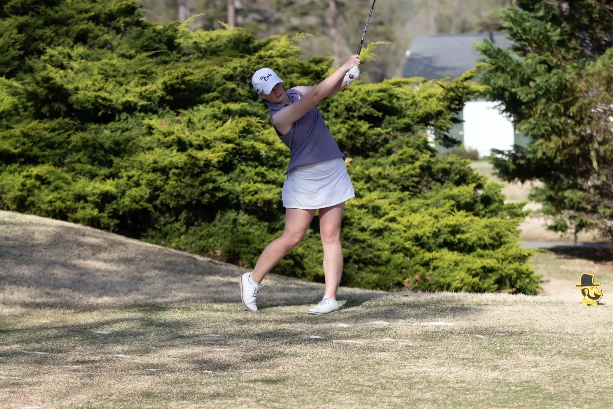 Freshman Annalee Caveney during the final round at the 2025 Mimosa Hills Intercollegiate in Morganton, N.C.