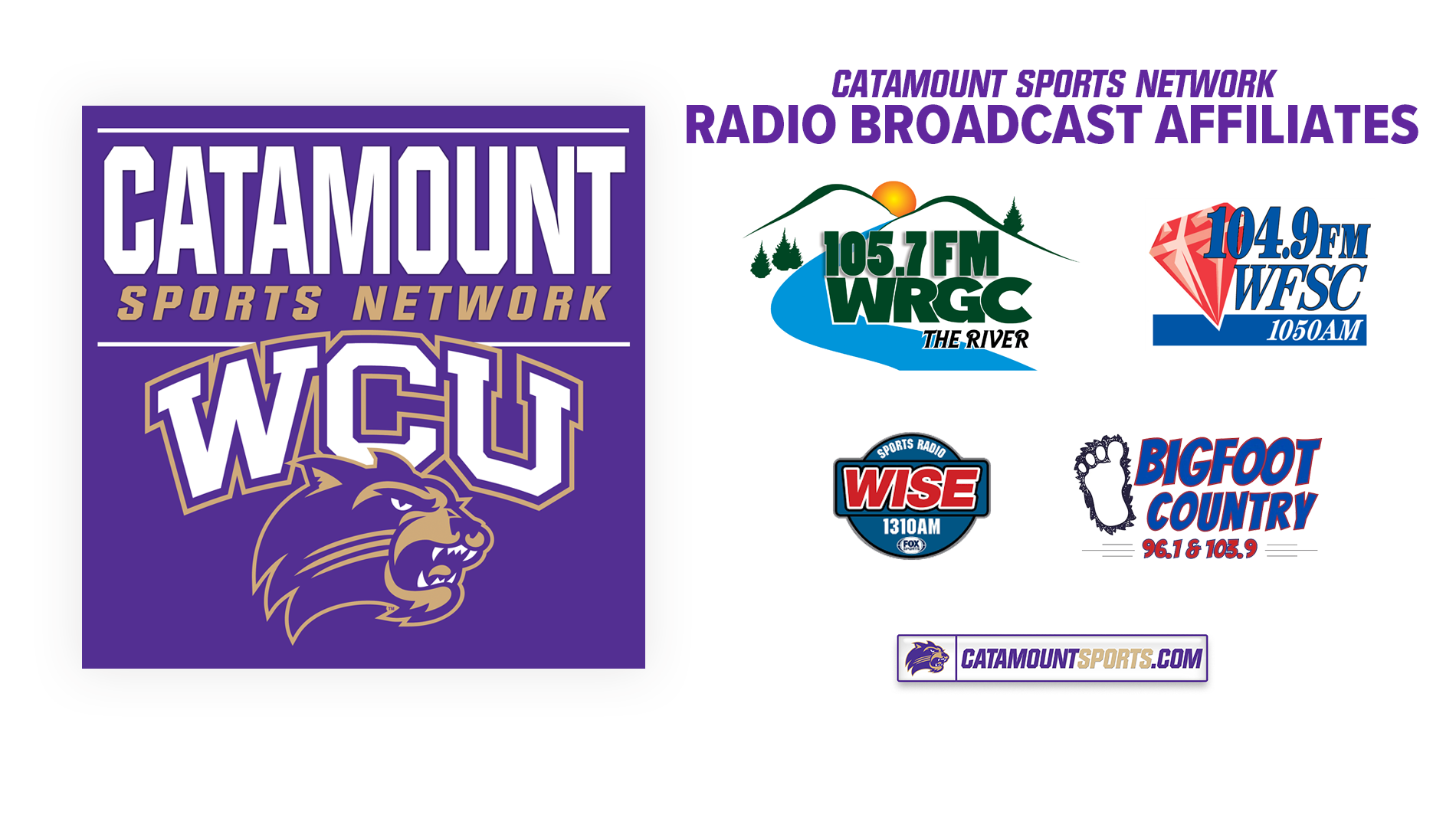 2025 - Catamount Sports Network - Affiliate Logos