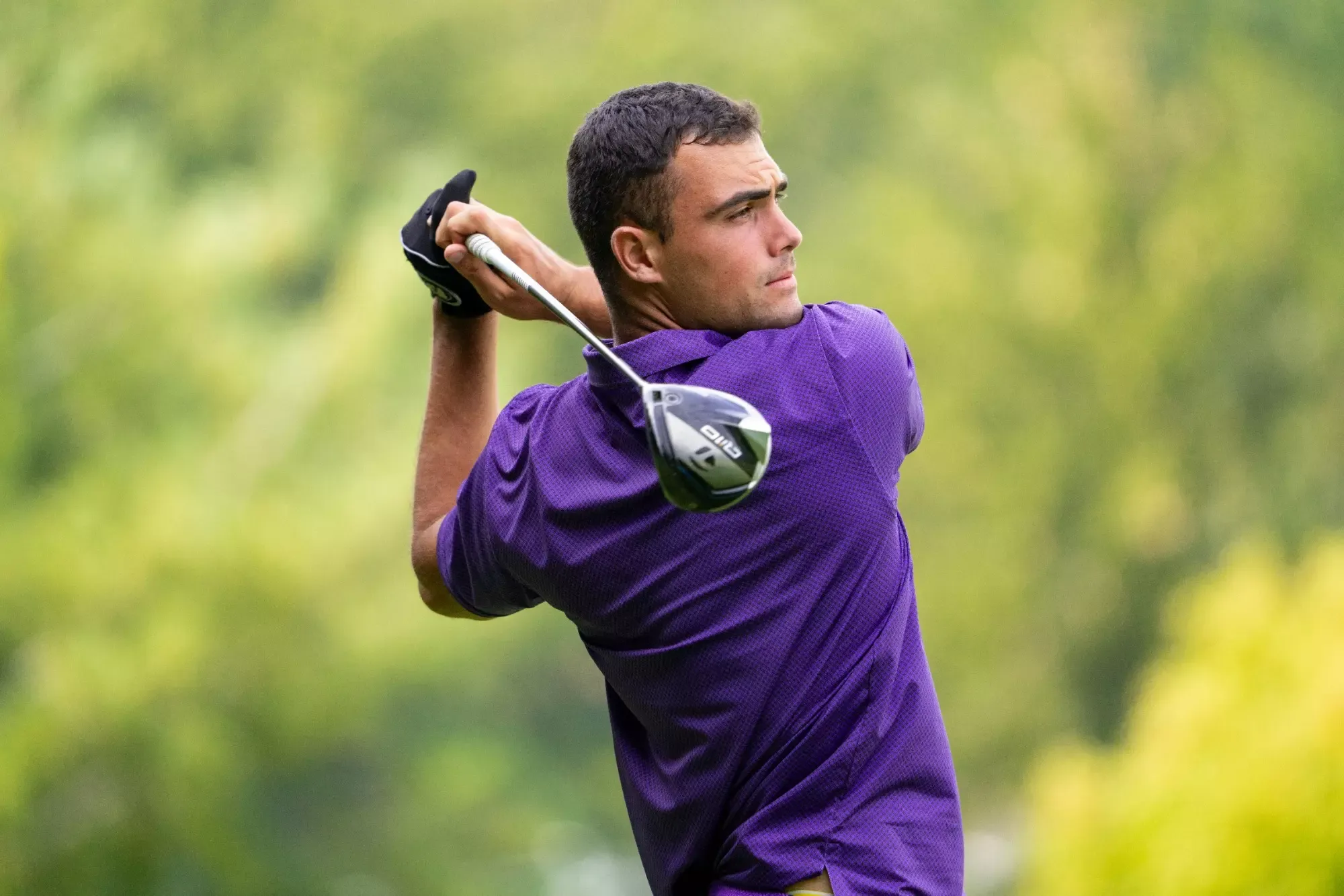 Senior Ivan Ninkovic during Monday's second round of the 2025 JT Poston Invitational.