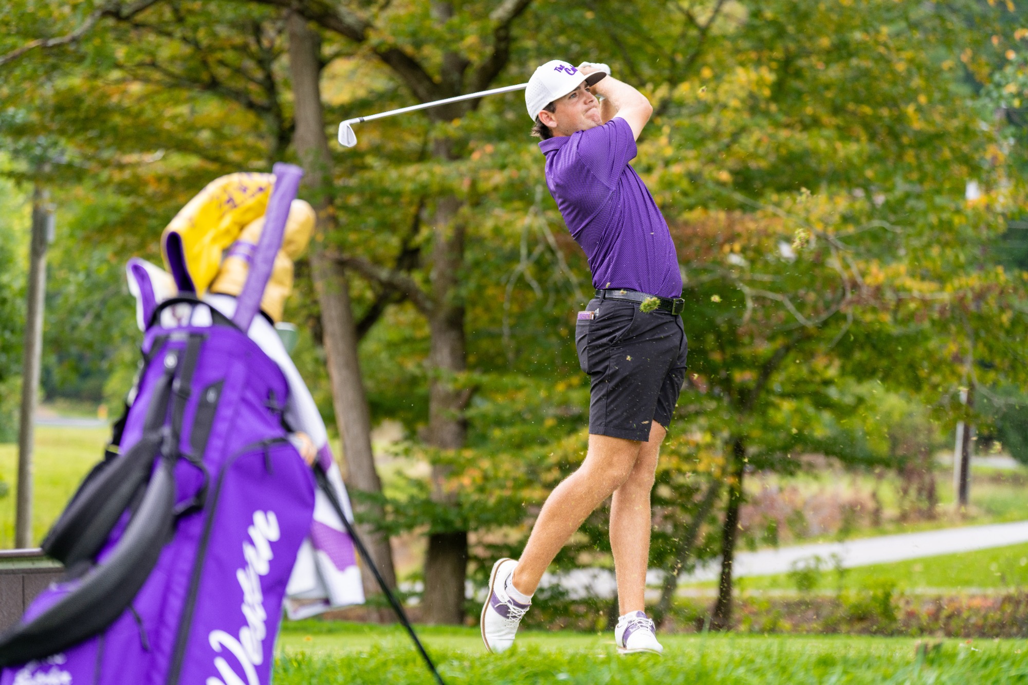 Junior Jace Butcher during Monday's second round of the 2025 JT Poston Invitational.