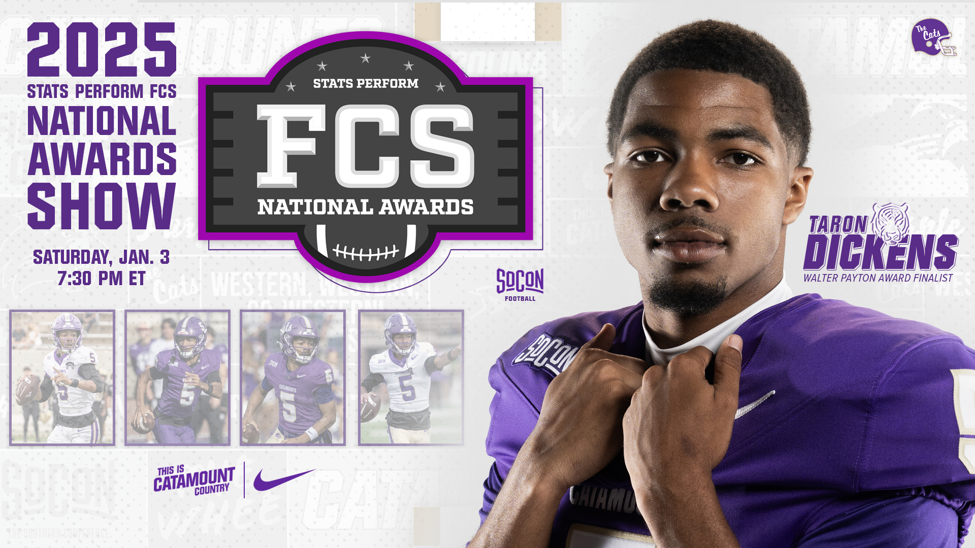 Taron Dickens - 2025 NCAA FCS Awards Show Preview - FRONT
