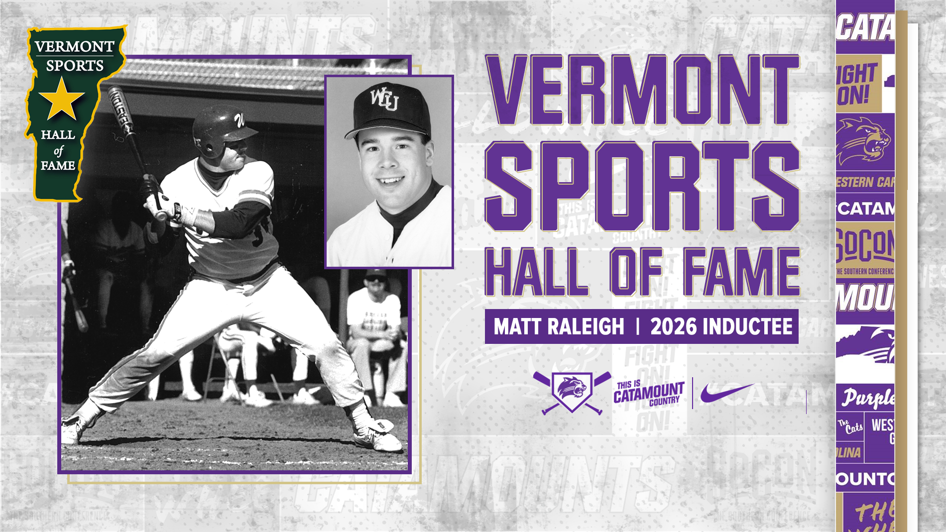 Matt Raleigh - Vermont Sports Hall of Fame - FRONT