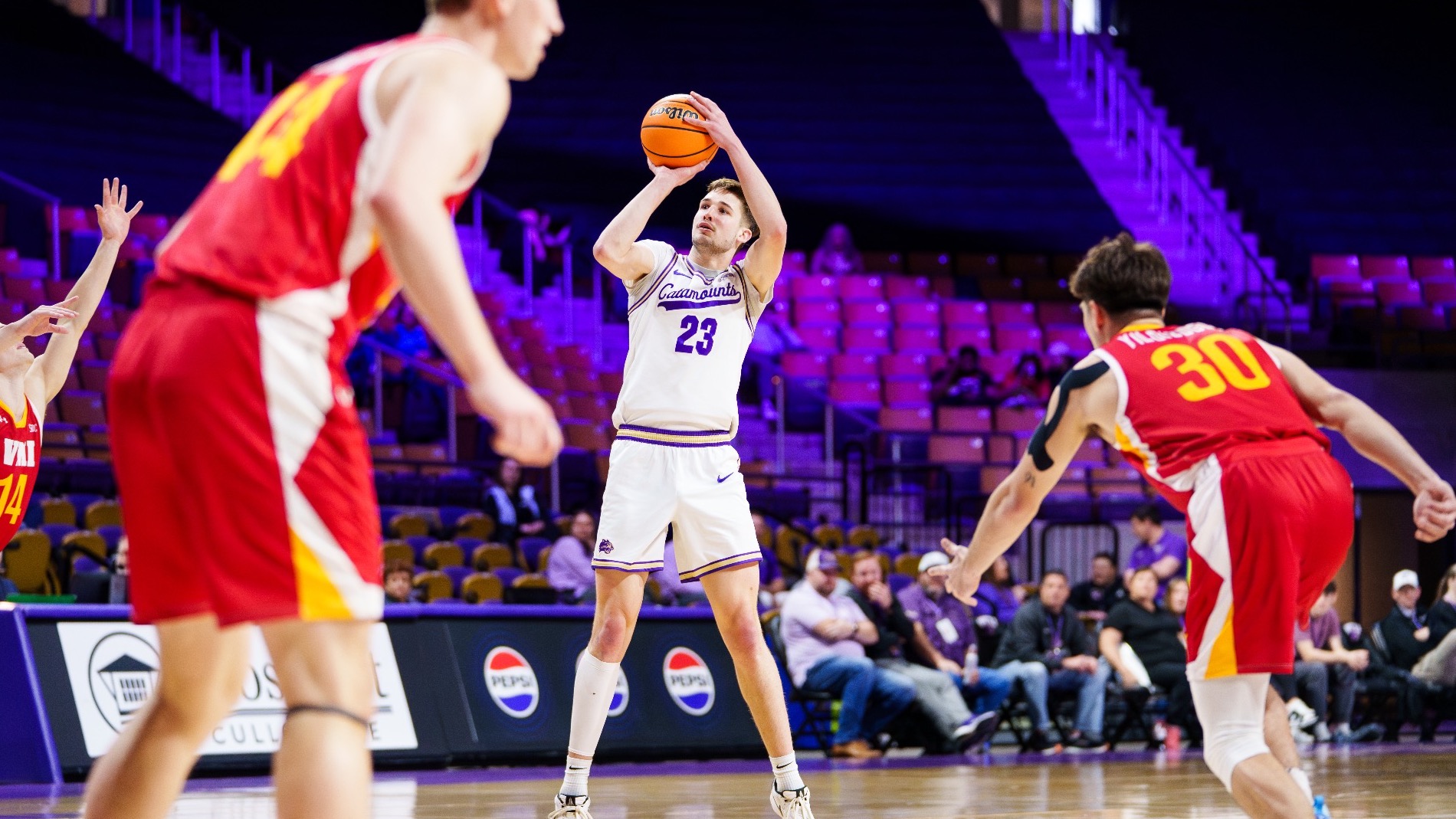 Marcus Kell led four Catamounts in double figures with 18 points on 7-of-13 shooting with four rebounds in Saturday's 88-58 Southern Conference victory over VMI in the Ramsey Center.