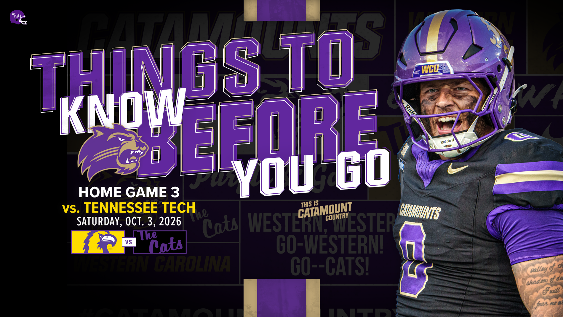 Things to Know Before You Go - vs. Tennessee Tech - FRONT