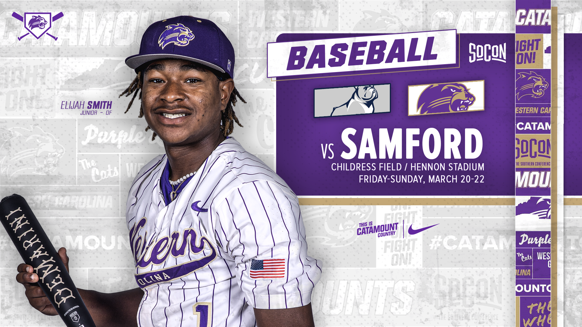 2026 - BASE - vs. Samford - Preview - FRONT