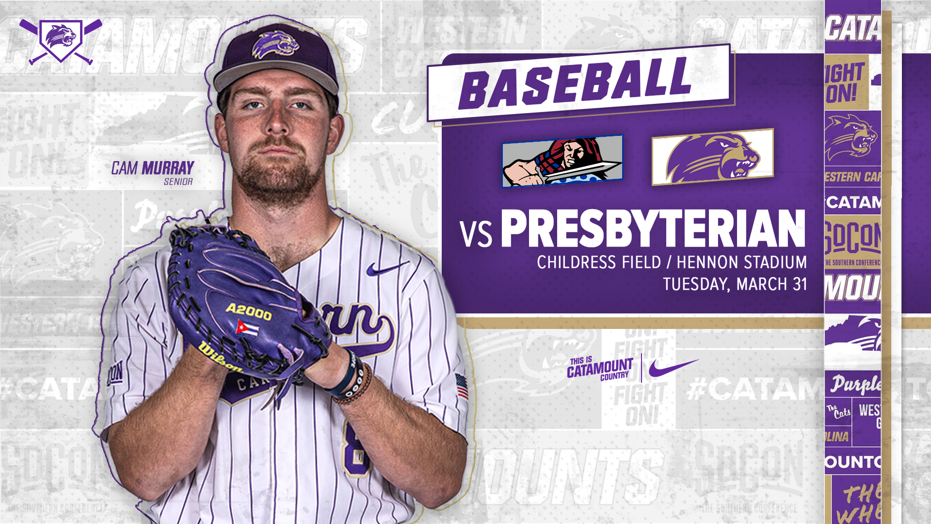BASE - vs. Presbyterian - Preview - FRONT