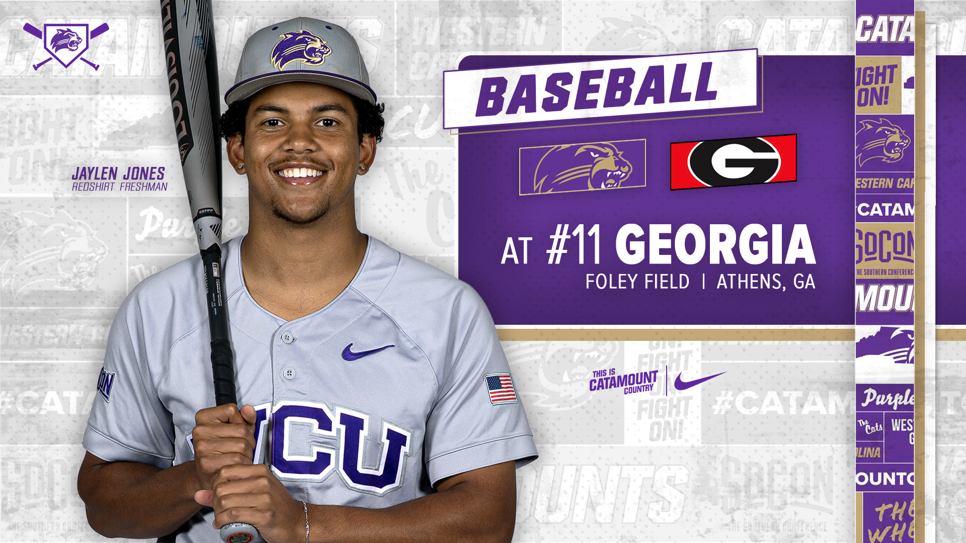 2026 - WCU Baseball at Georgia - Preview - FRONT