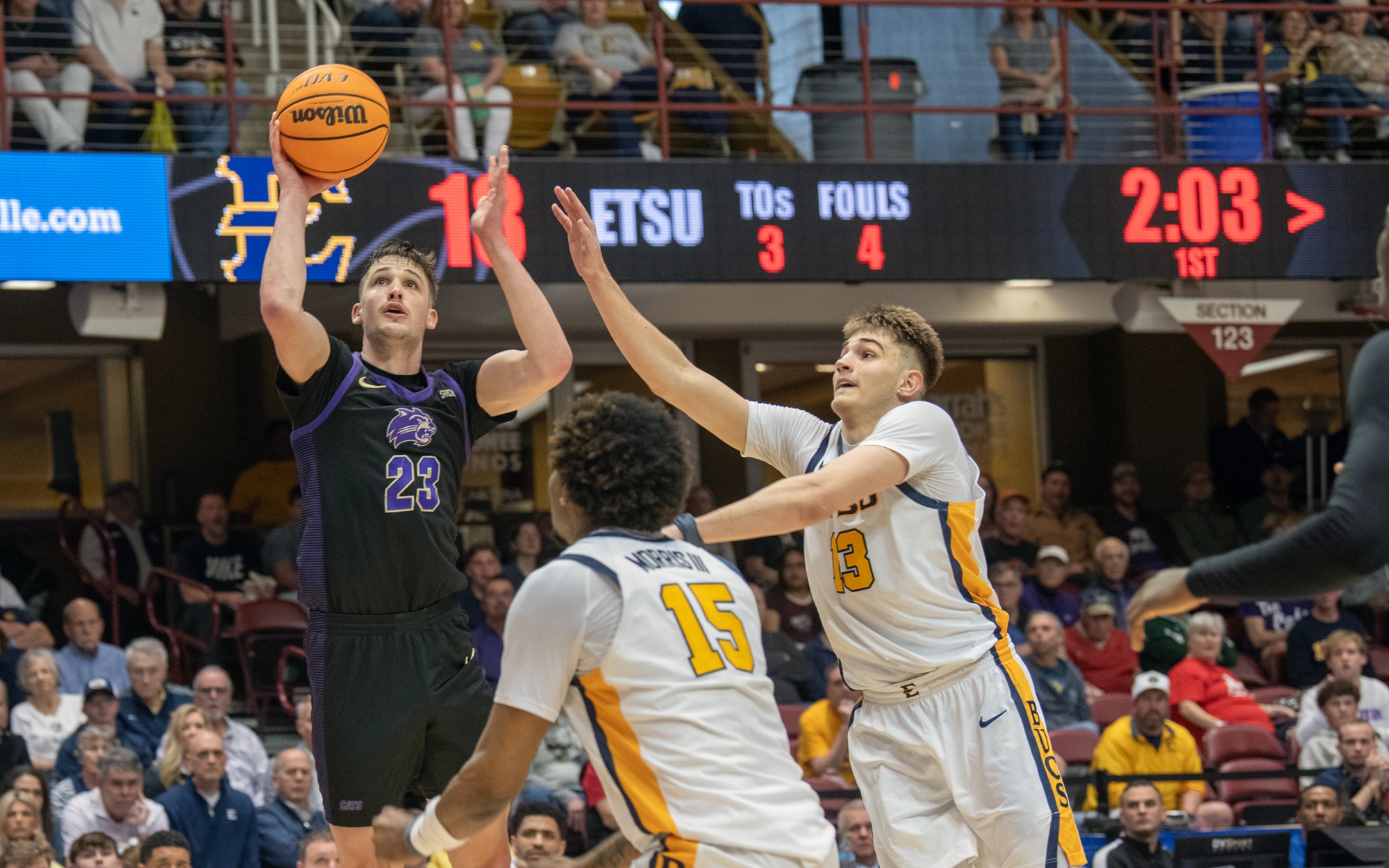 Marcus Kell led the Catamounts with 18 points in Sunday's semifinal loss to top-seeded ETSU in Asheville.