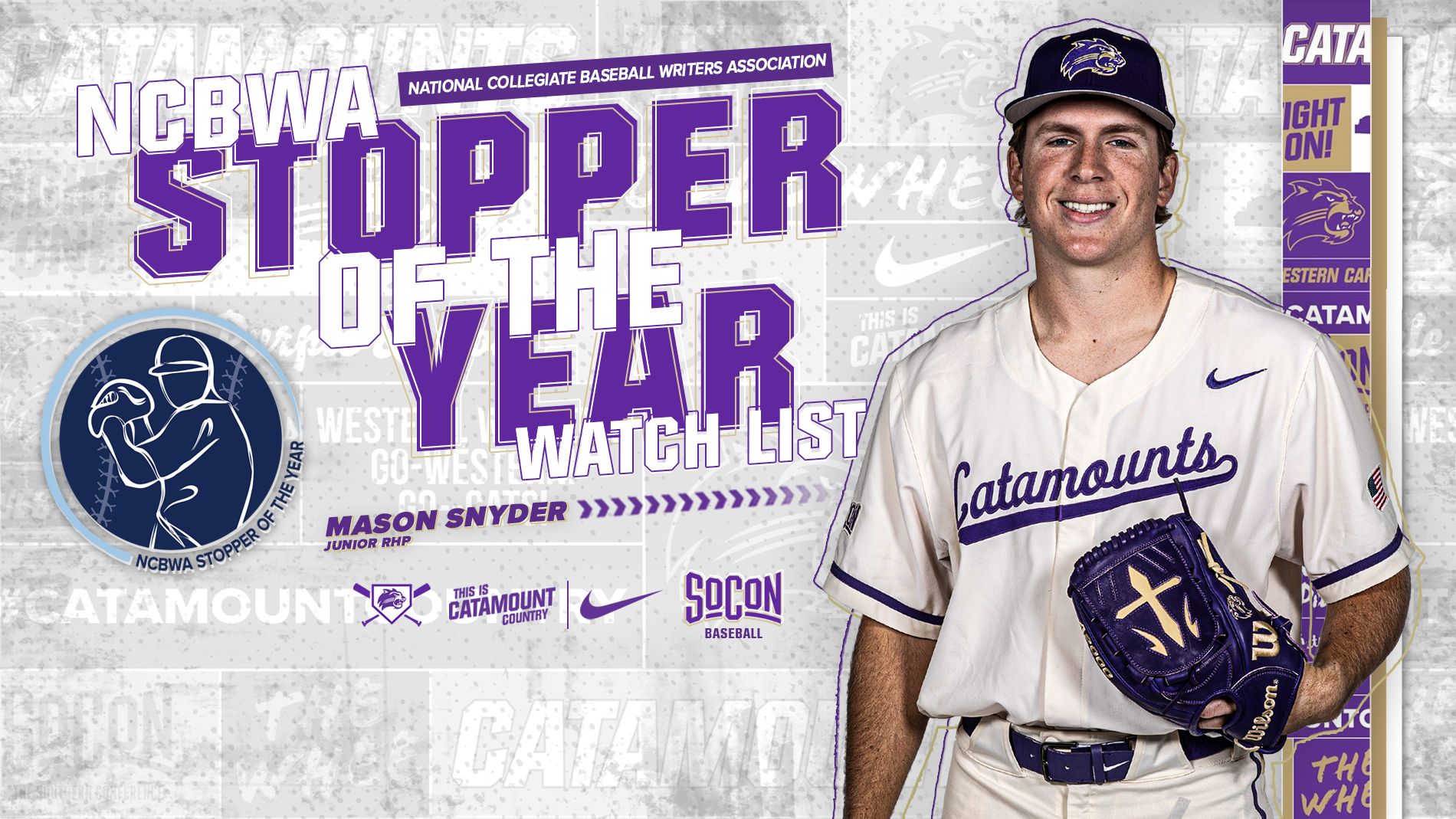 2026 - NCBWA Stopper of the Year - Watch List