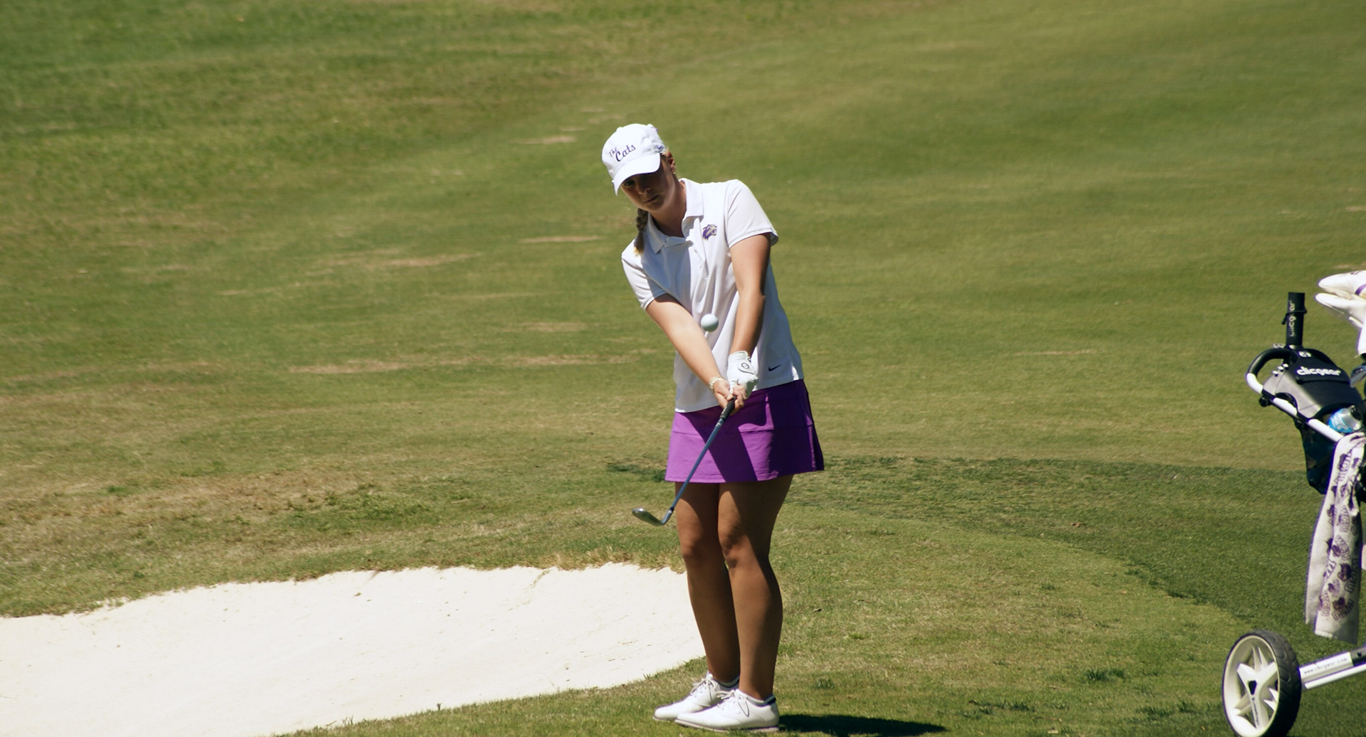 Sophomore Annalee Caveney during Tuesday's second round of the 2026 Southern Conference Women's Golf Championship at the Columbia Country Club.