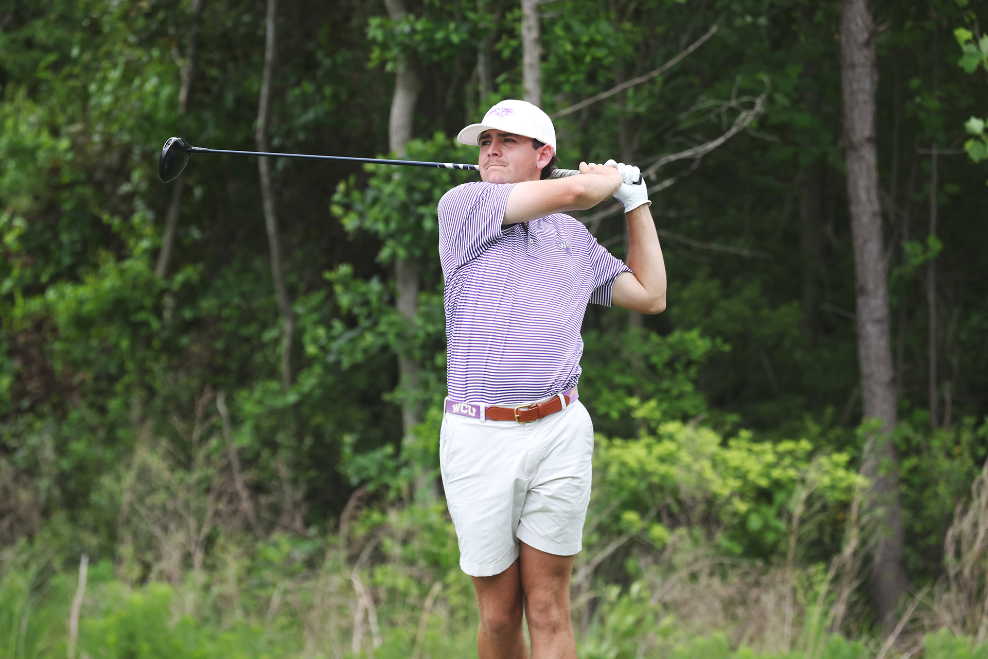 Junior Jace Butcher during Wednesday's final round of the 2026 Southern Conference Men's Golf Championship, hosted at the Solina Golf Club.
