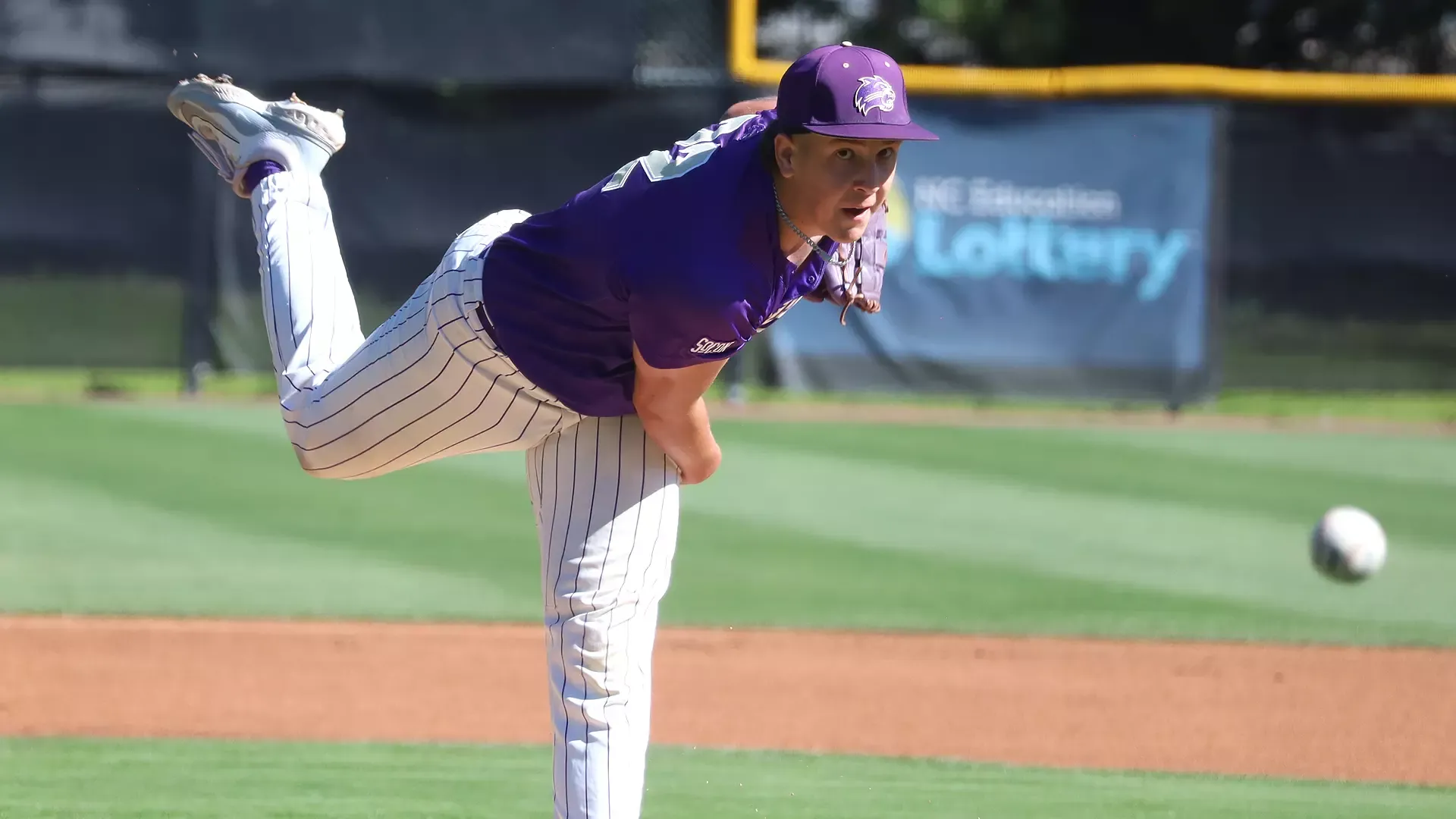 Carter Burnette (22) struck out a career-high 12 in a career-long nine-inning effort in the complete game for the Catamounts on Thursday against UNCG.