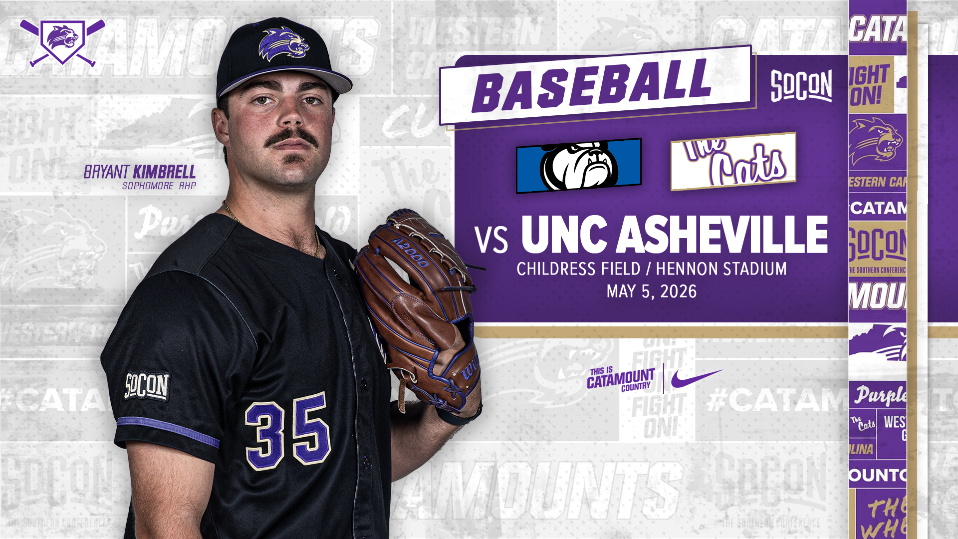 2026 - BASE vs. UNC Asheville - FRONT