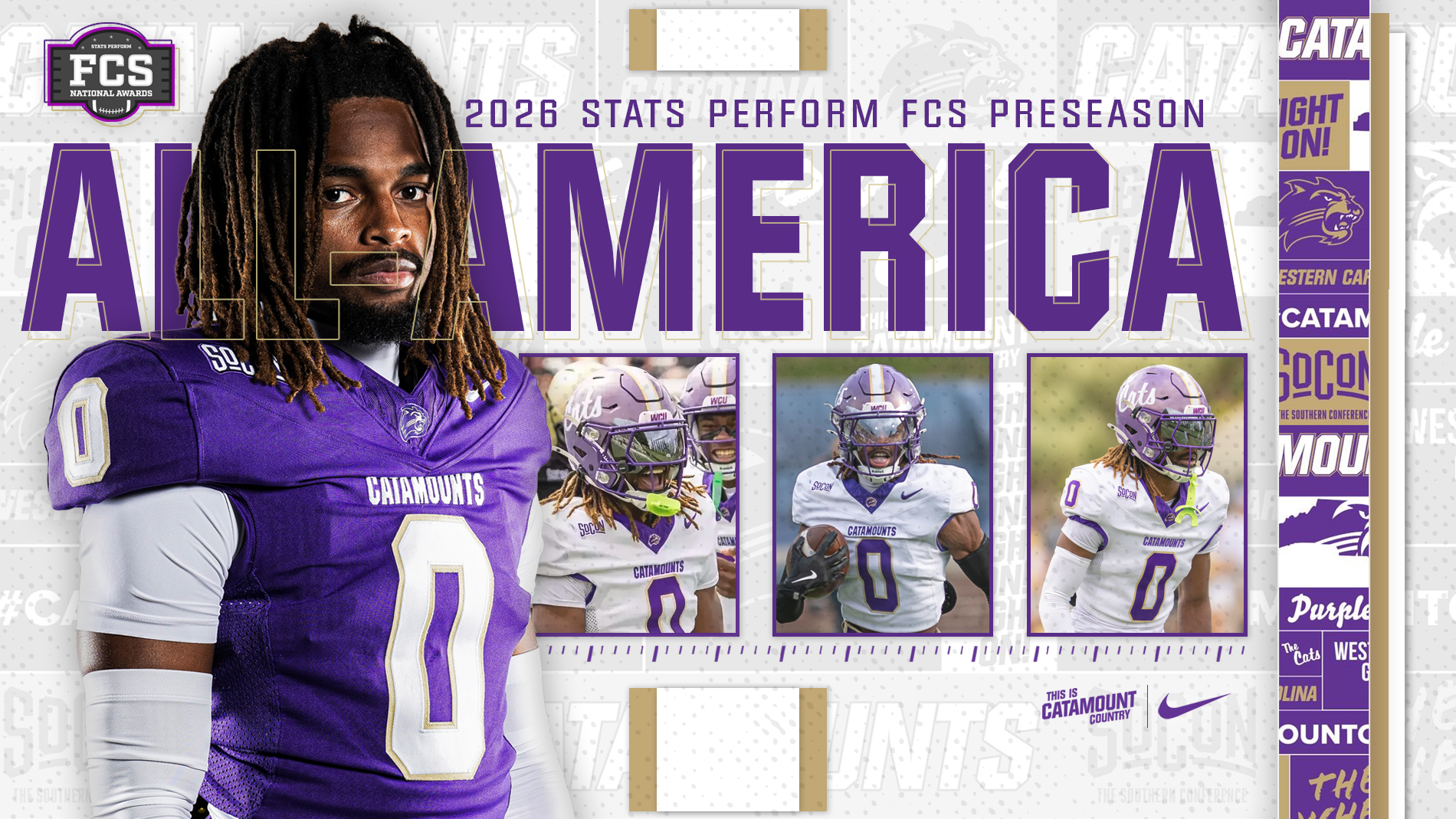 Ken Moore Jr. - 2026 Stats Perform FCS Preseason All-America - FRONT